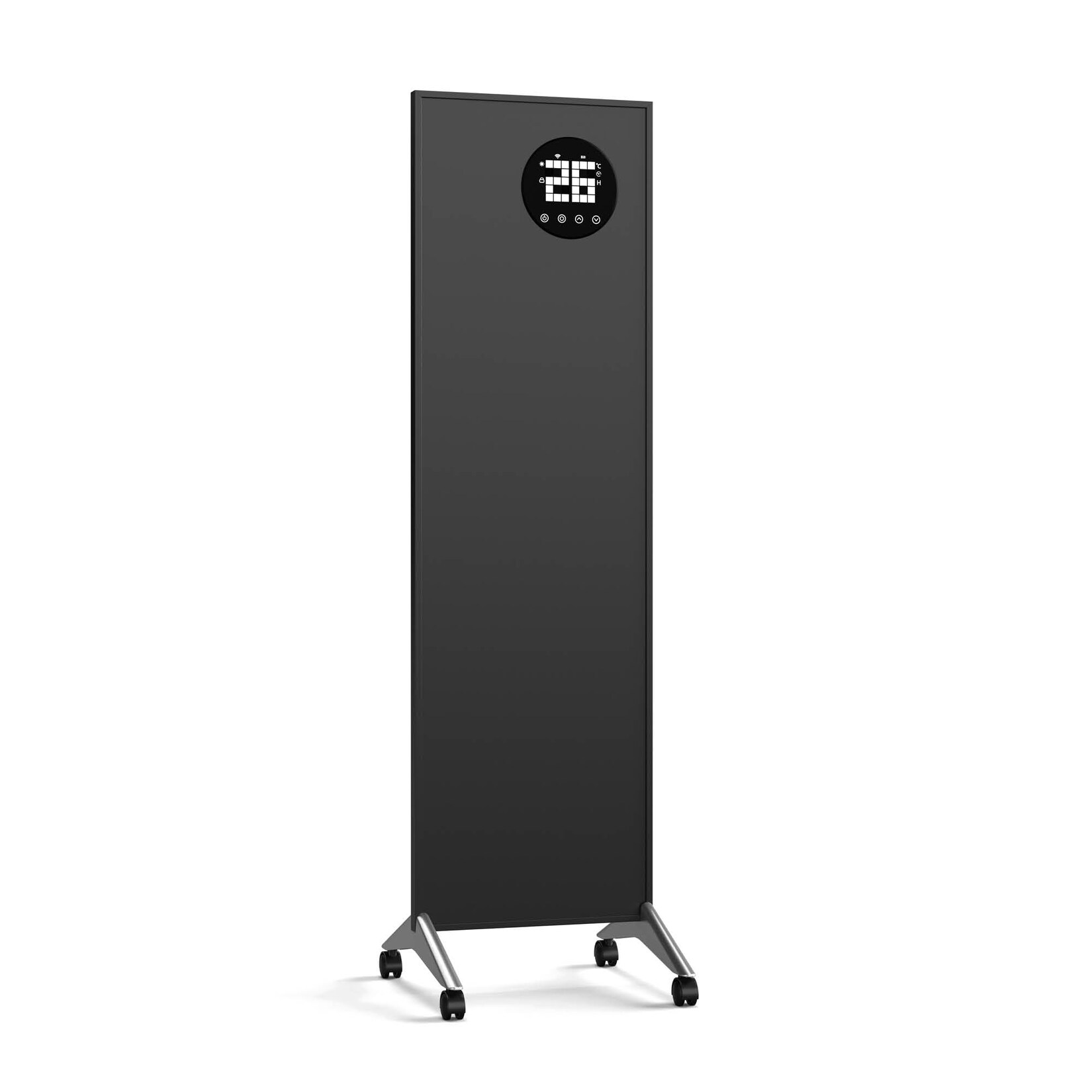 Wonderwall Smart Bornholm Infrarotheizung   400 W   Smart-Steuerung   Wandmontage   LED-Display 400 W Schwarz