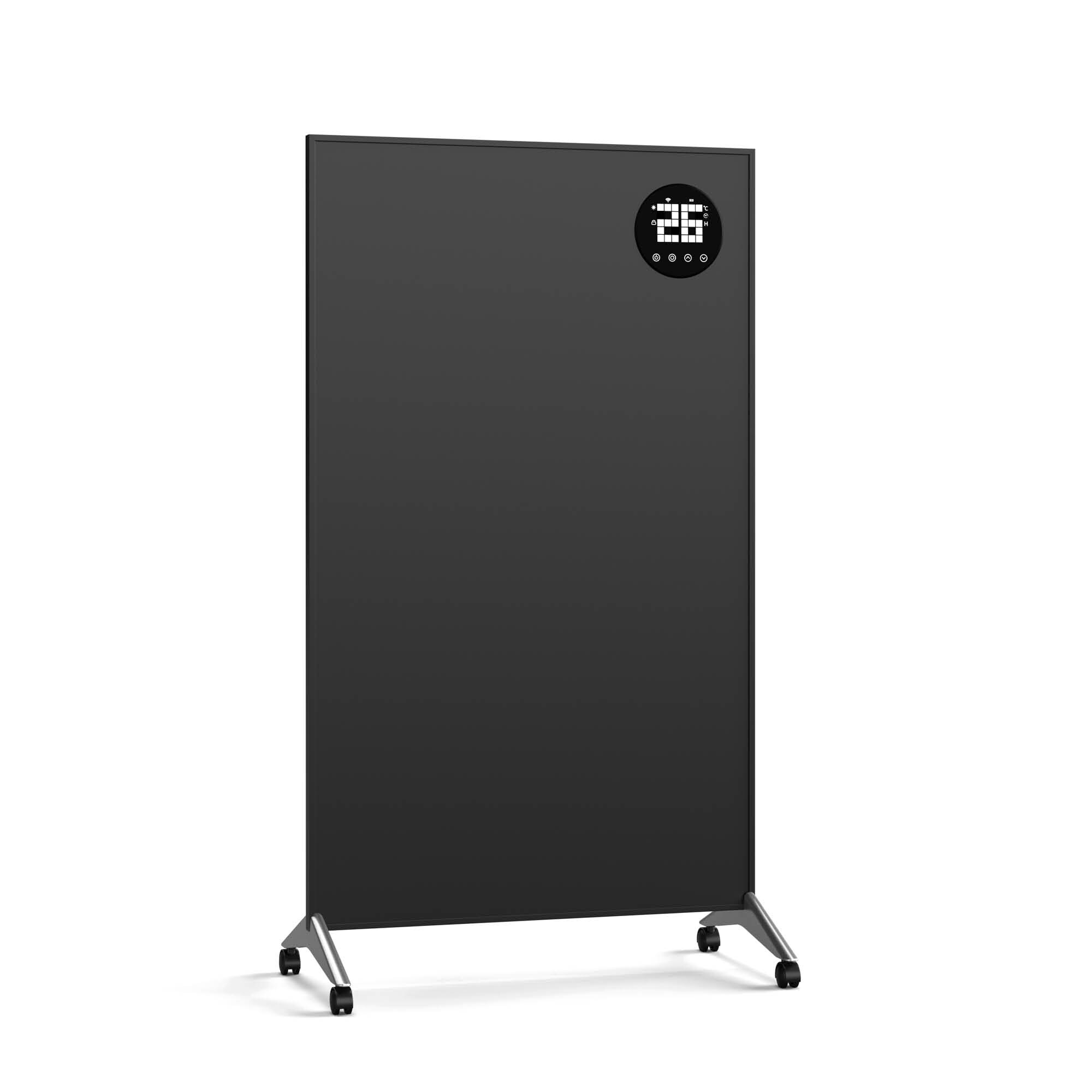 Wonderwall Smart Bornholm Infrarotheizung | 800 W | Smart-Steuerung | Wandmontage | LED-Display 800 W Schwarz - Bild 1