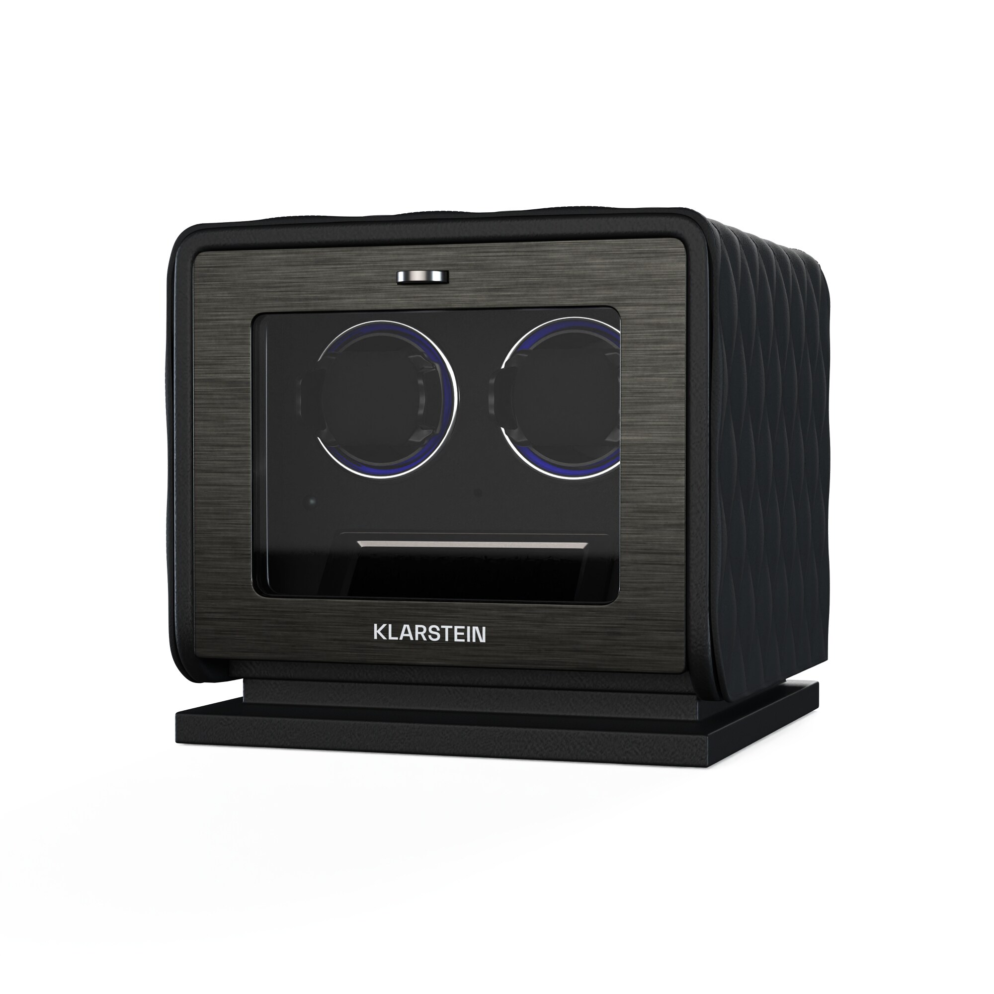 LuminousTime Uhrenbeweger | 2 Uhren | viele Einstellungen | LED | 10dB Schwarz - Bild 1