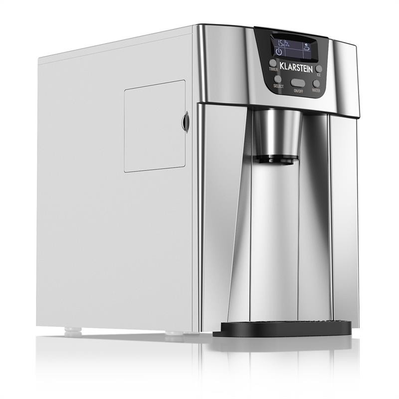 Ice Volcano 2G Eismaschine LED 12kg je 24h 2l 6-12min silber Silber - Bild 1