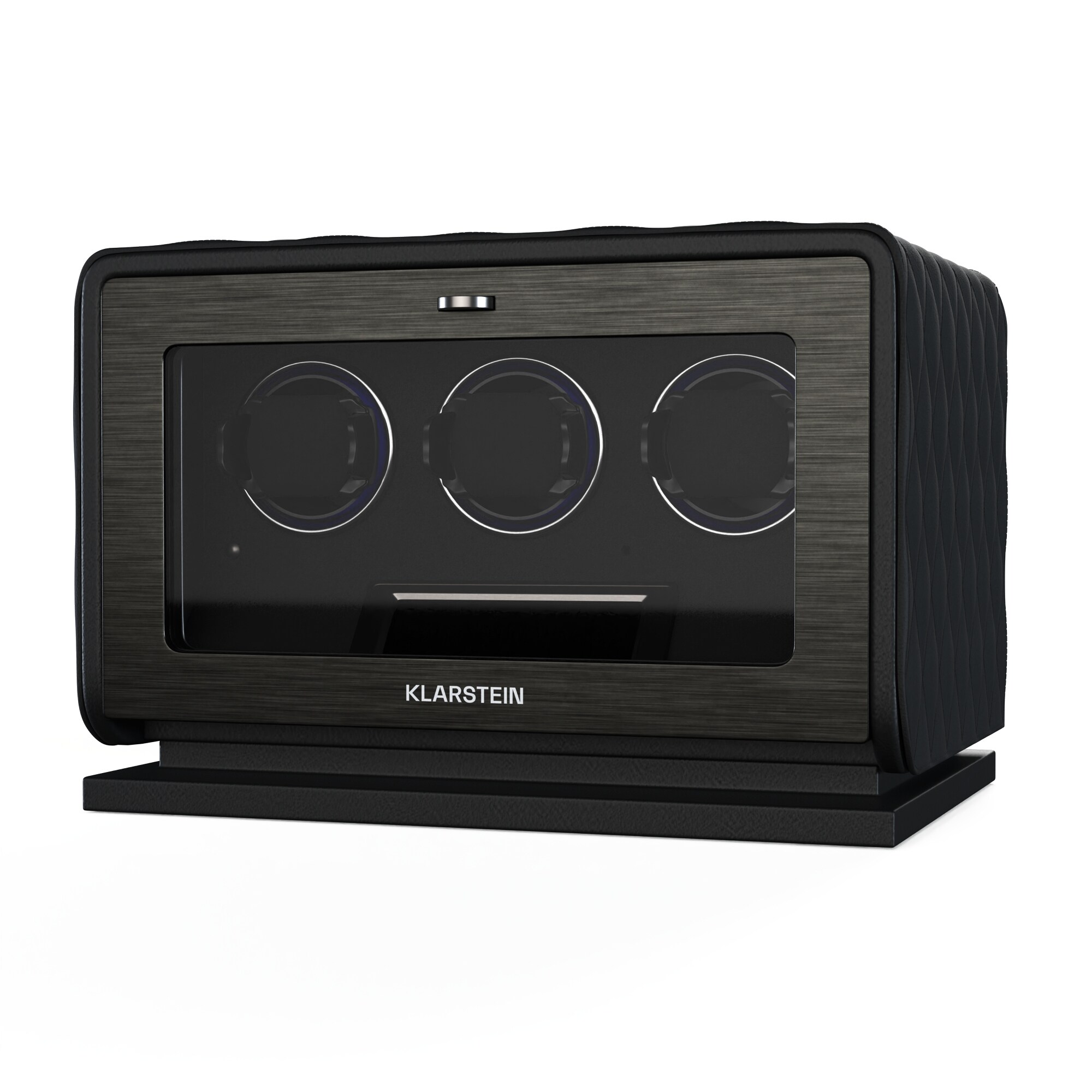 LuminousTime Uhrenbeweger | 3 Uhren | viele Einstellungen | LED | 10dB Schwarz - Bild 1