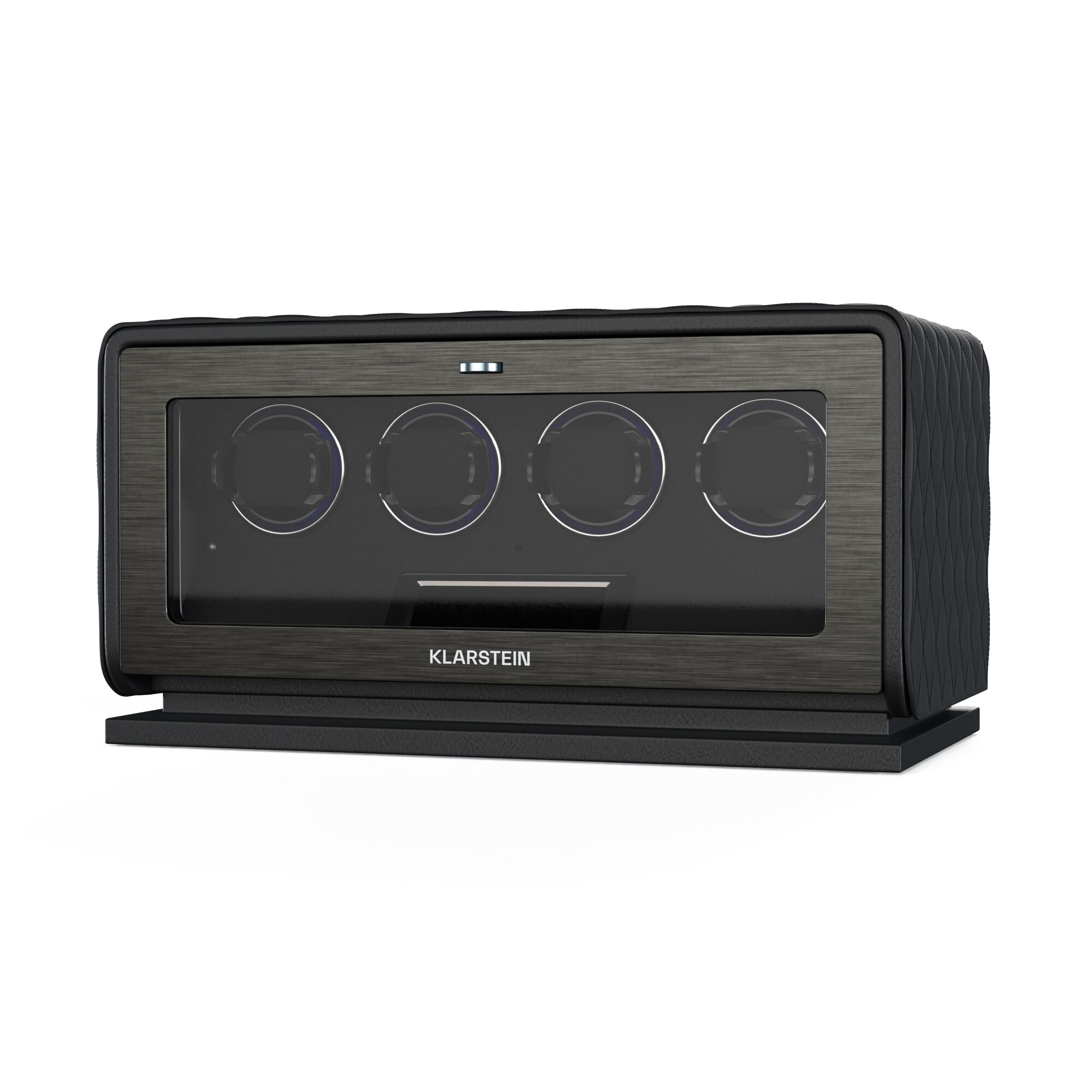 LuminousTime Uhrenbeweger | 4 Uhren | viele Einstellungen | LED | 10dB Schwarz - Bild 1