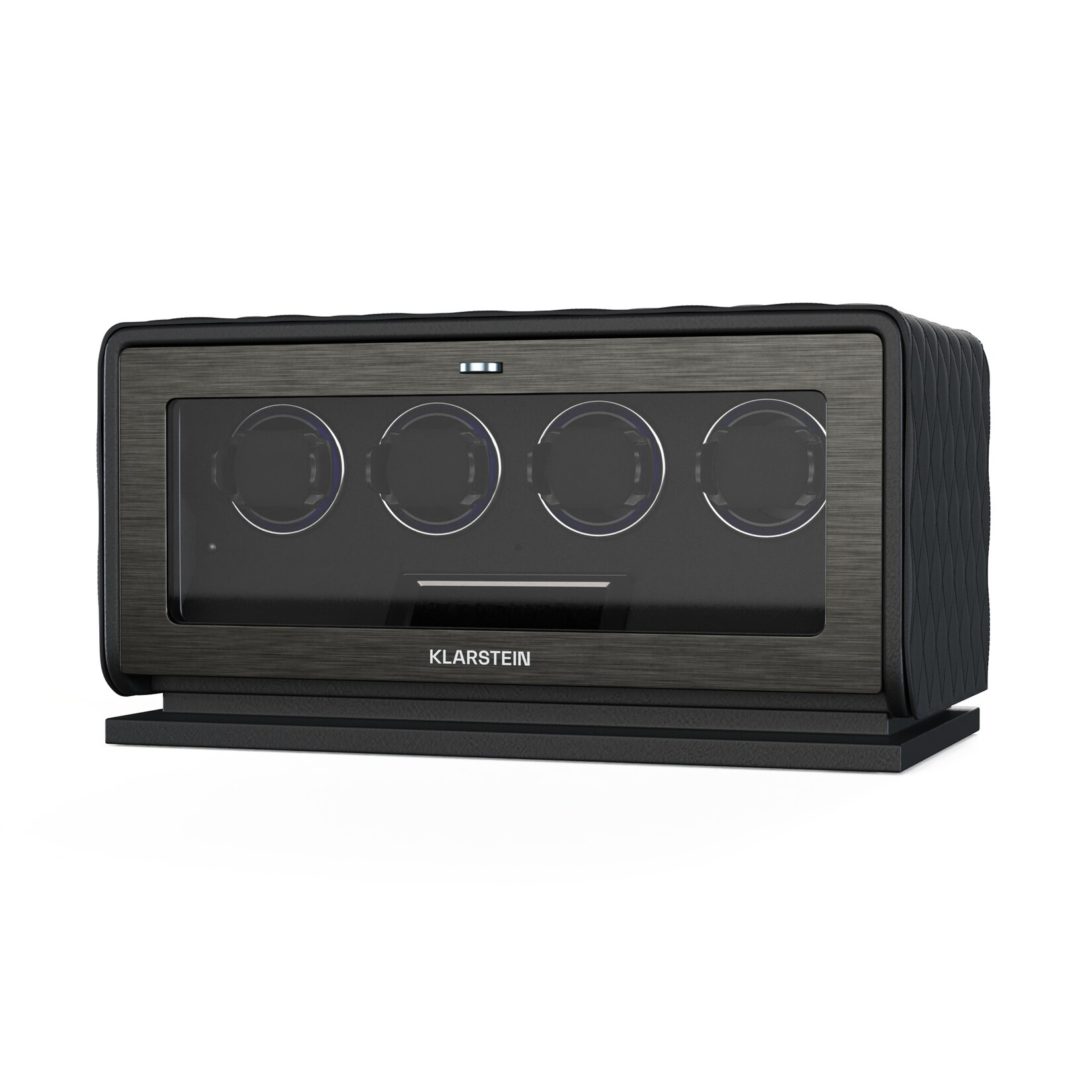 LuminousTime Uhrenbeweger   4 Uhren   viele Einstellungen   LED   10dB Schwarz | 04060656532535