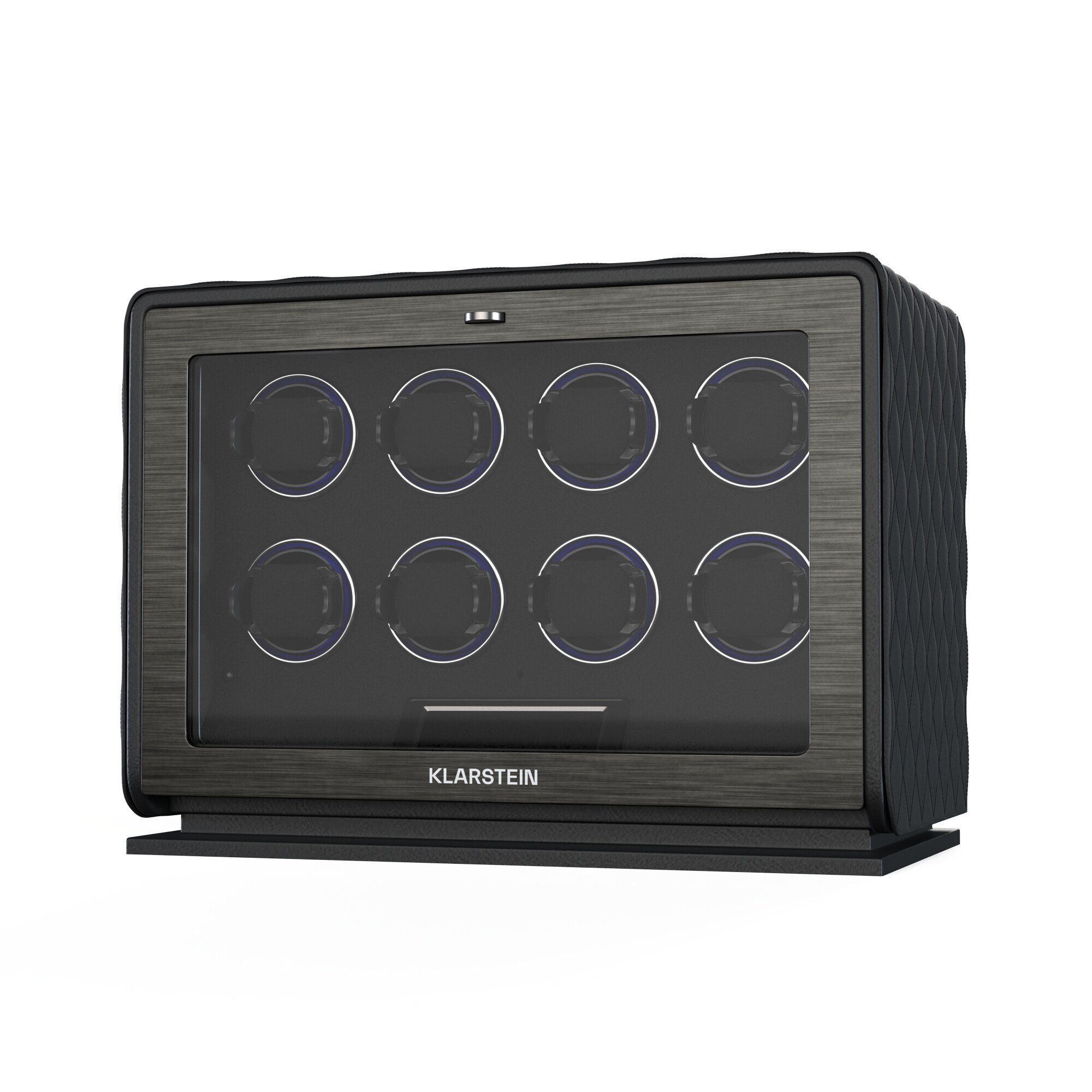LuminousTime Uhrenbeweger | 8 Uhren | viele Einstellungen | LED | 10dB Schwarz - Bild 1