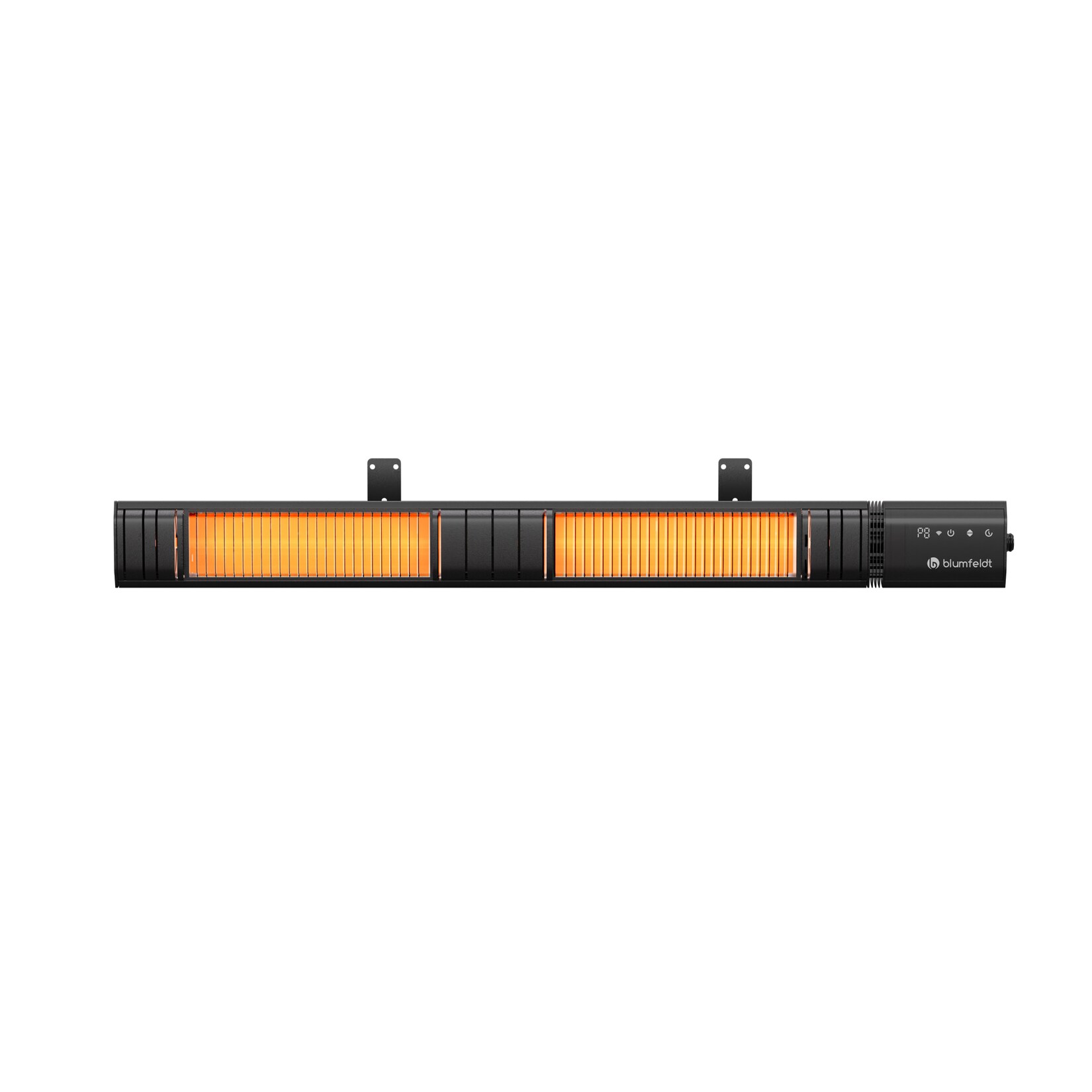 Gold Bar Slim 3000W Heizstrahler   9 Stufen   WiFi-Funktion   Touch   Fernbedienung   IP 65 Schwarz 3000 W