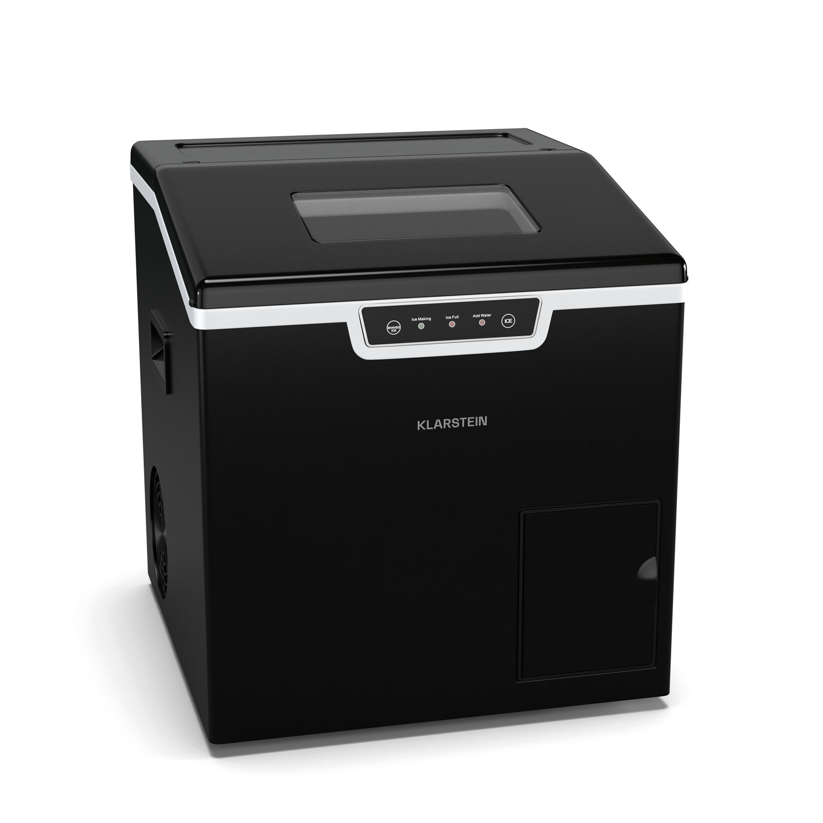 Icefestival Bullet Eiswürfelbereiter Industrie-Eiswürfelmaschine 400W 3 Liter /24h Schwarz