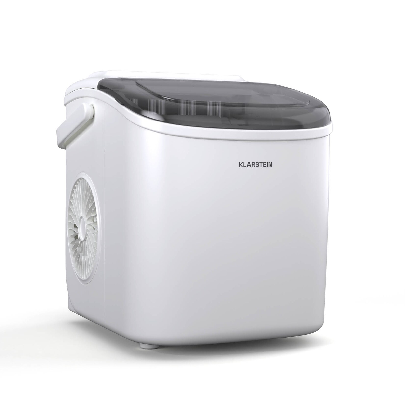 Caldwell Eiswürfelmaschine   12 kg Eiswürfel/Tag   vollautomatisch   LED-Anzeige   leichte Reinigung Weiß 1.3 Liter | 04060656533532