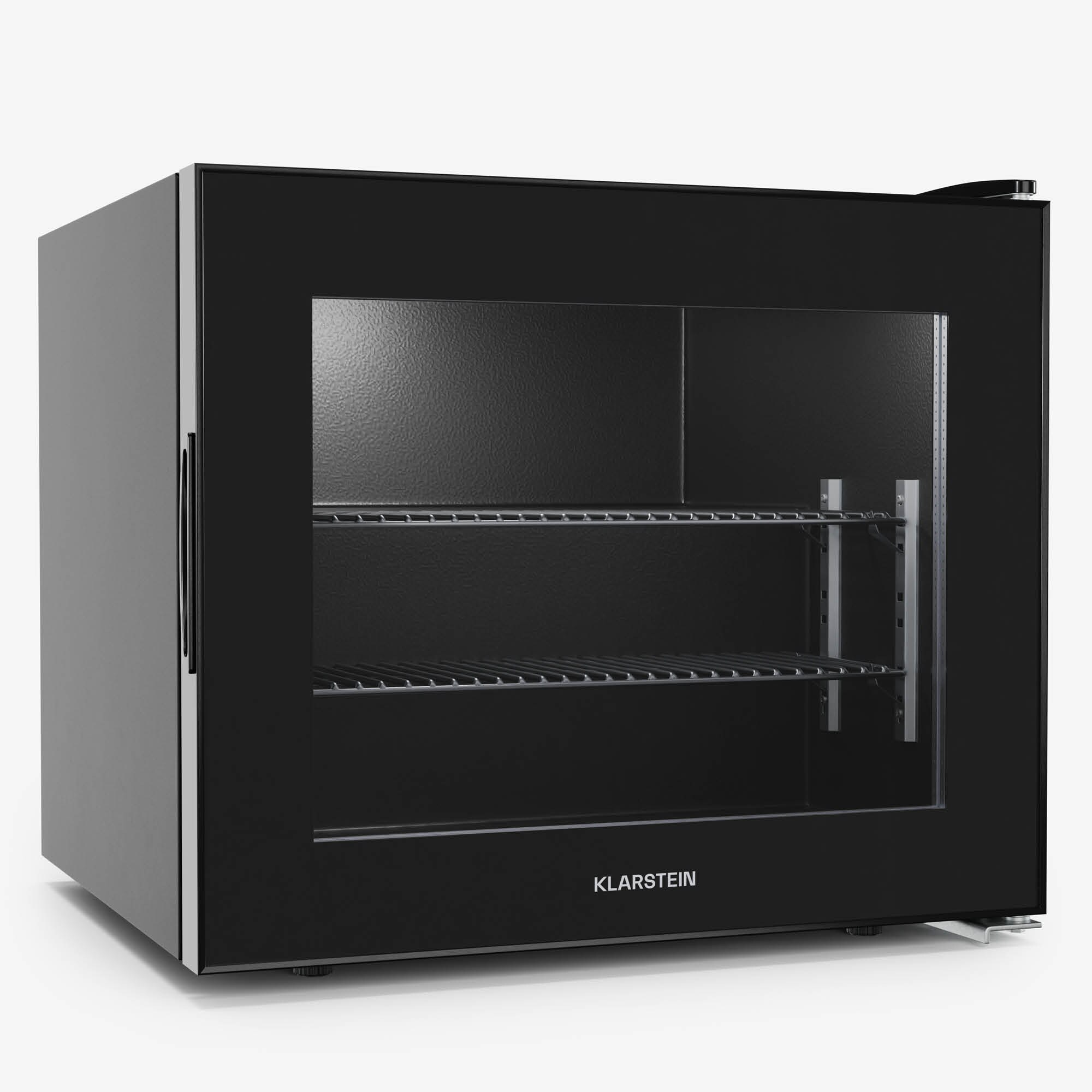 IceAge 42 Gefrierschrank | 42 Liter Volumen | EEK E | 2 Etagen | Thermostat | Glasfront Schwarz 42 Liter - Bild 1