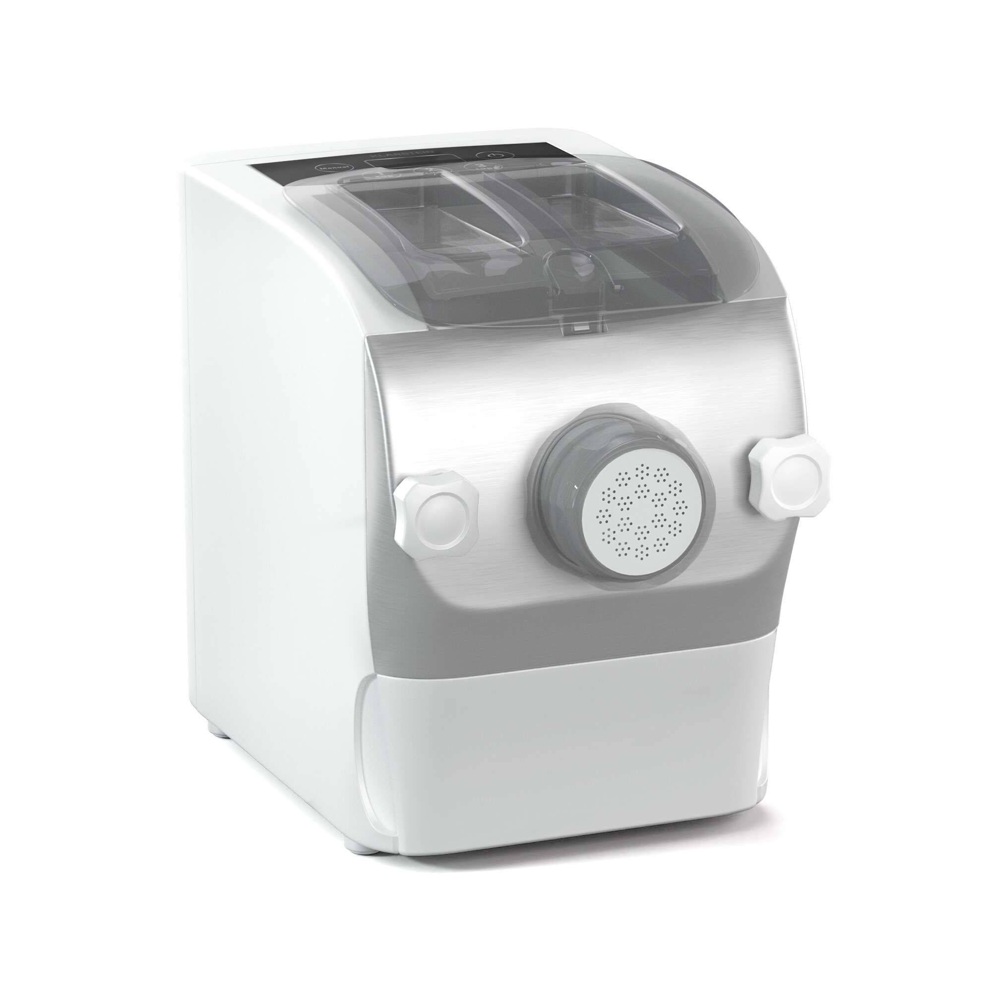 Pastamania Nudelmaschine | 7 Aufs&auml;tze | Nudeln + Ravioli | 260 W | einfache Reinigung Wei&szlig; - Bild 1