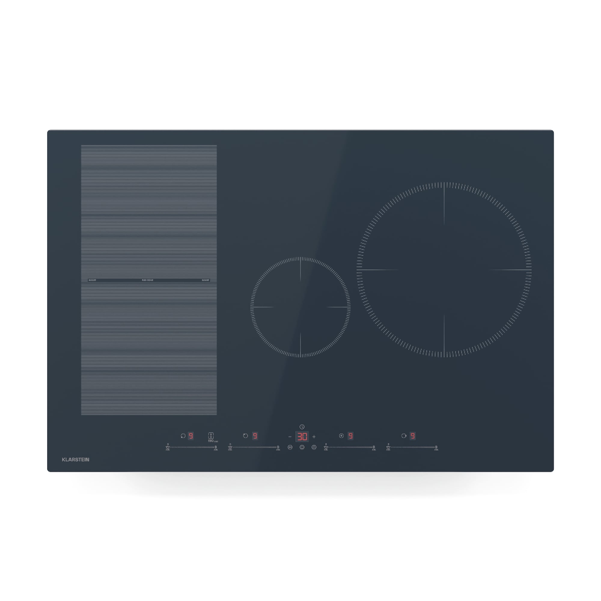 Delicatessa 77 Flex&nbsp;Einbaukochfeld | 7500 W | Flexzone | Booster | Induktion Anthrazit - Bild 1