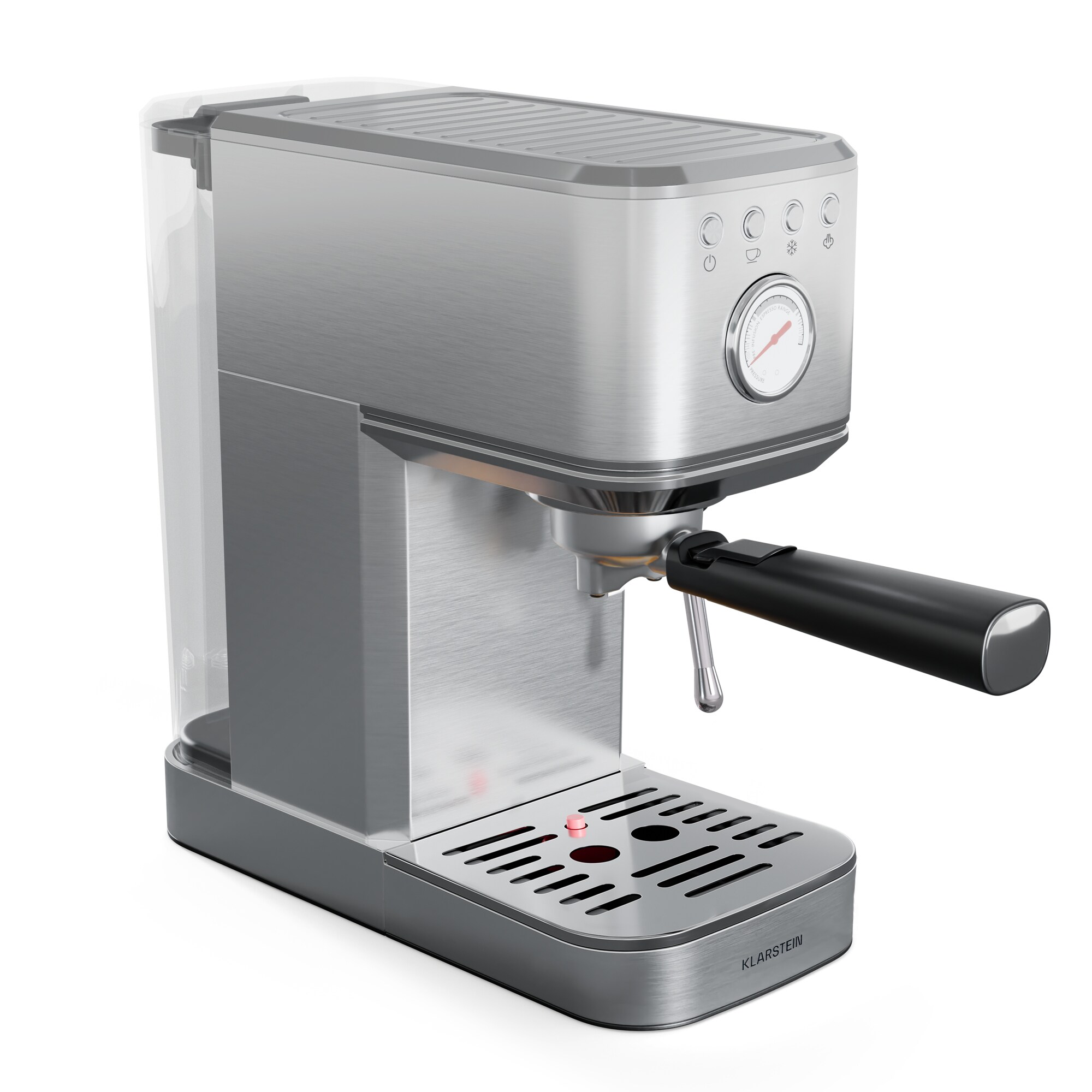 SteelPresso Slim Espressomaschine | Siebtr&auml;ger | inkl. Zubeh&ouml;r Edelstahl - Bild 1