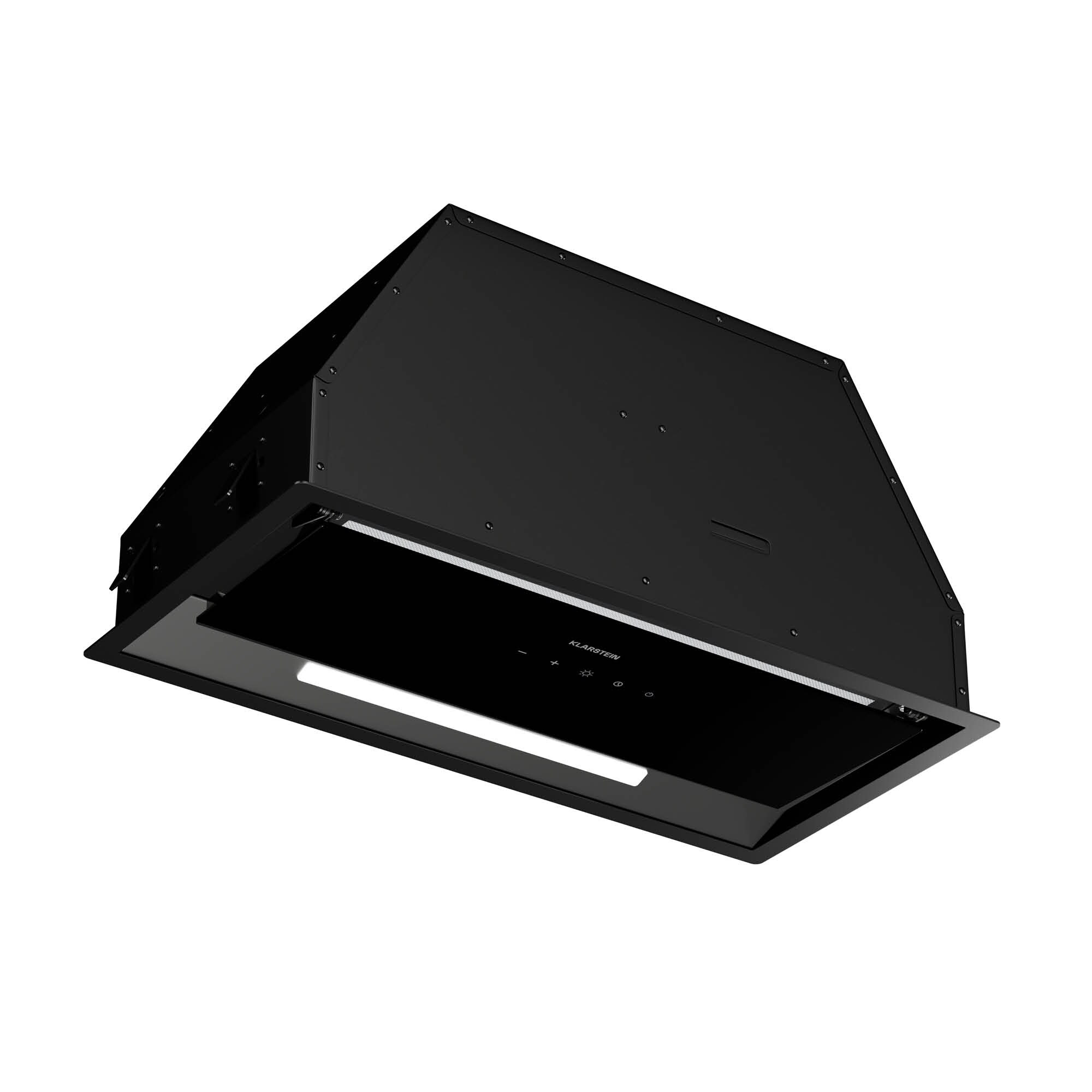 Ventimate Dunstabzugshaube | Touch Control | Abluft/Umluft | EEK A+ | 3 Stufen | LED | leise Schwarz - Bild 1