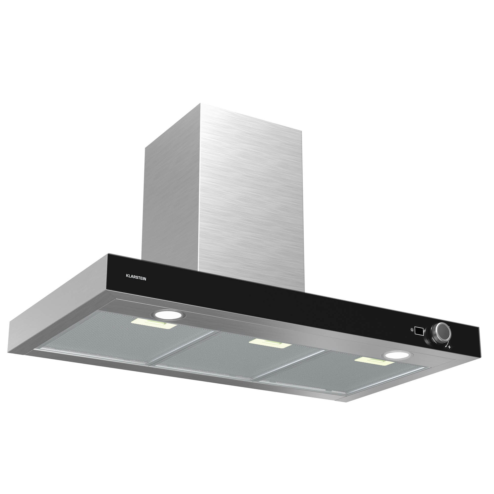 AirNova Dunstabzugshaube| Um- und Abluft | Energieeffizienz A++ | 110 W | 620 m&sup3;/h Edelstahl - Bild 1