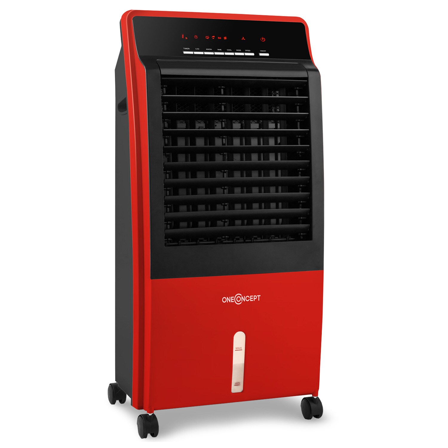 CTR-1 4-in-1 Luftk&uuml;hler 360 m&sup3;/h 65 W 8 Ltr Fernbedienung mobil Rot - Bild 1