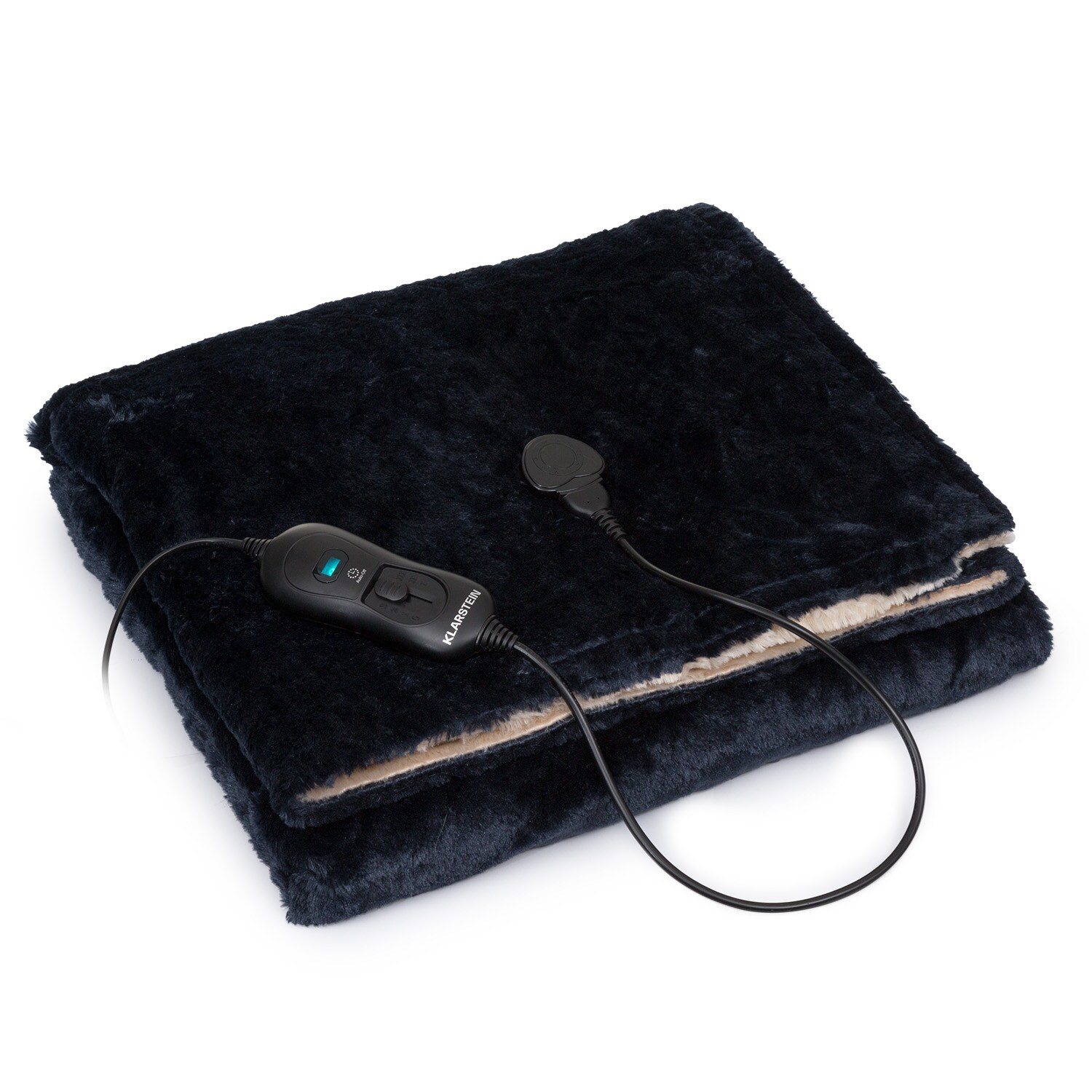 Dr. Watson SuperSoft Heizdecke 120 W 180 x 130 cm Teddy-Pl&uuml;sch Beige - Bild 1