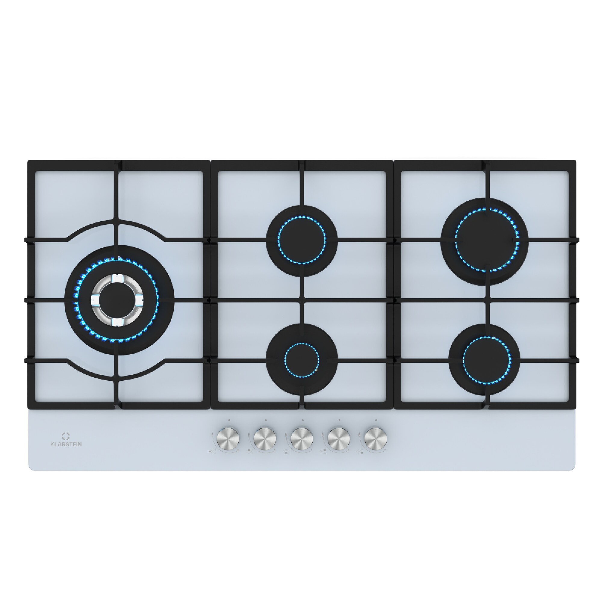 Ignito Chef Edition Gaskochfeld | 5 Brenner | elektr. Z&uuml;ndung | Wok | f&uuml;r Fl&uuml;ssig- oder Erdgas - Bild 1
