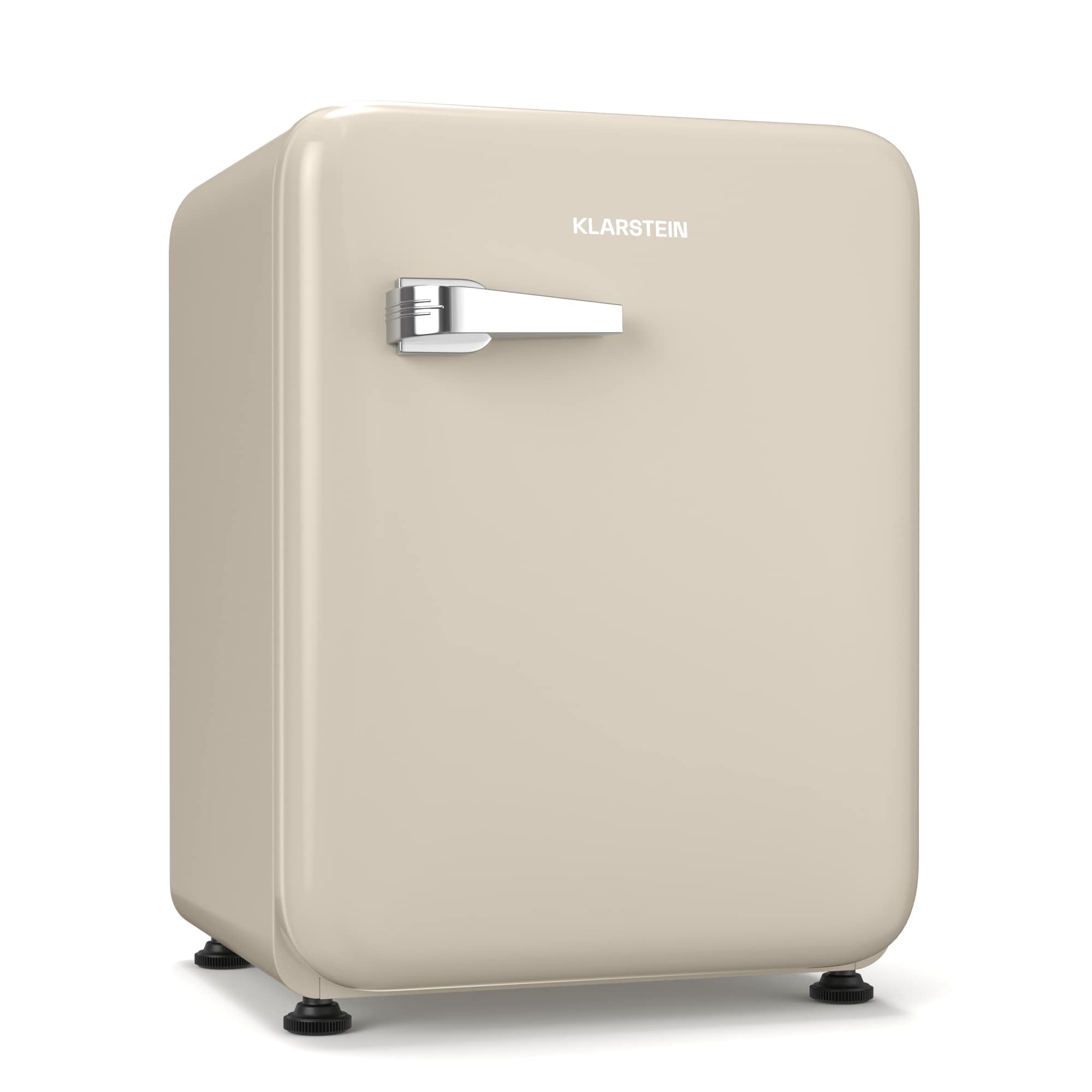 Audrey Evo Mini K&uuml;hlschrank | 68L | Retro-Design | leise | kompakt | 3 Farben Creme 68 Liter - Bild 1