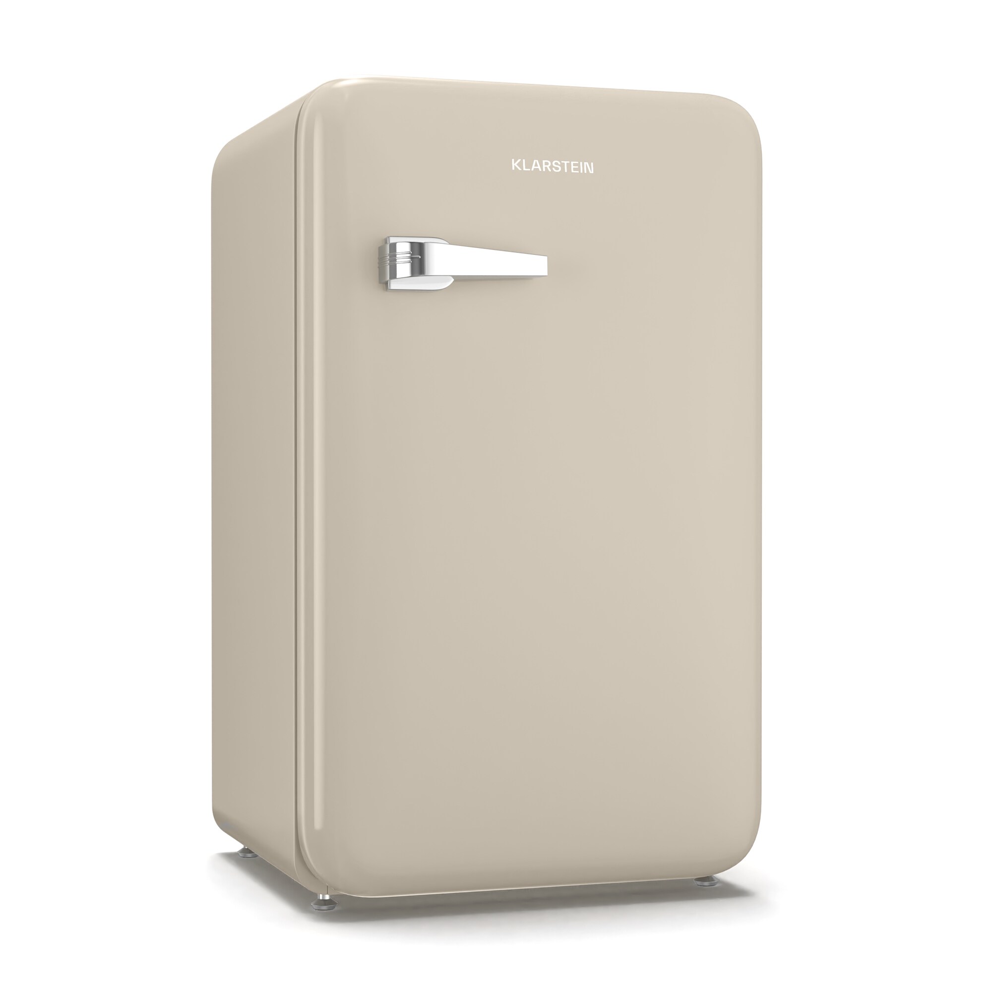 Audrey Evo Mini Kühlschrank      Retro-Design   leise   kompakt   3 Farben Creme 90 Liter