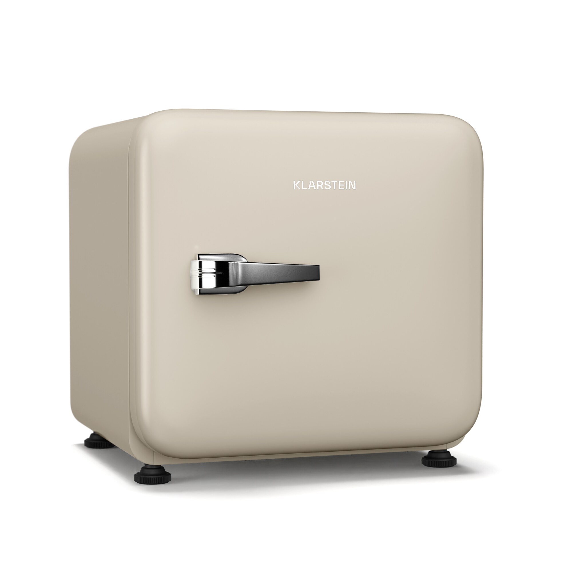 Audrey Evo Mini K&uuml;hlschrank | 43L | Retro-Design | leise | kompakt | 3 Farben Creme 43 Liter - Bild 1