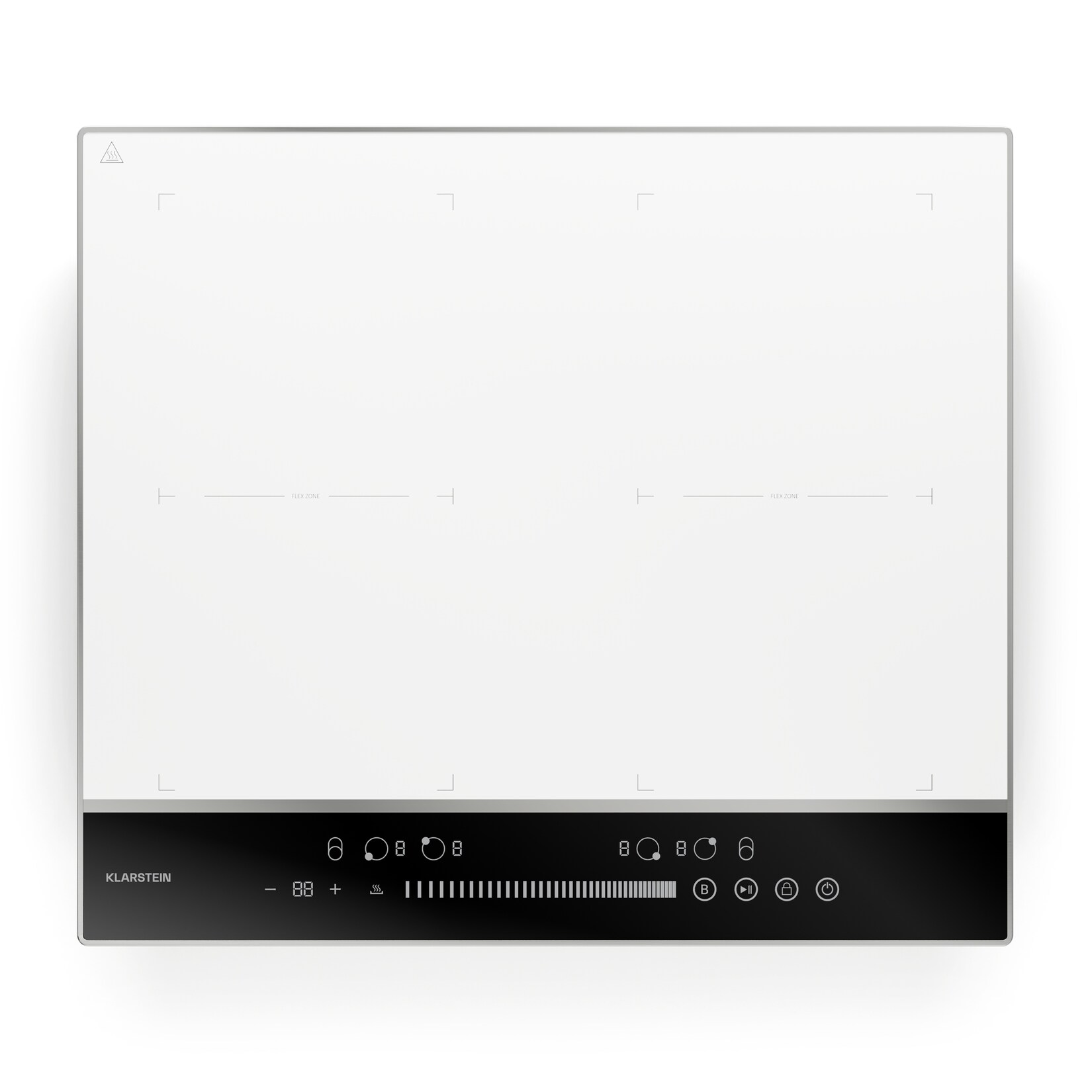 DualTone Flex Induktionskochfeld   Flex Zonen   LED Display   Slider Control   7200 W Weiß