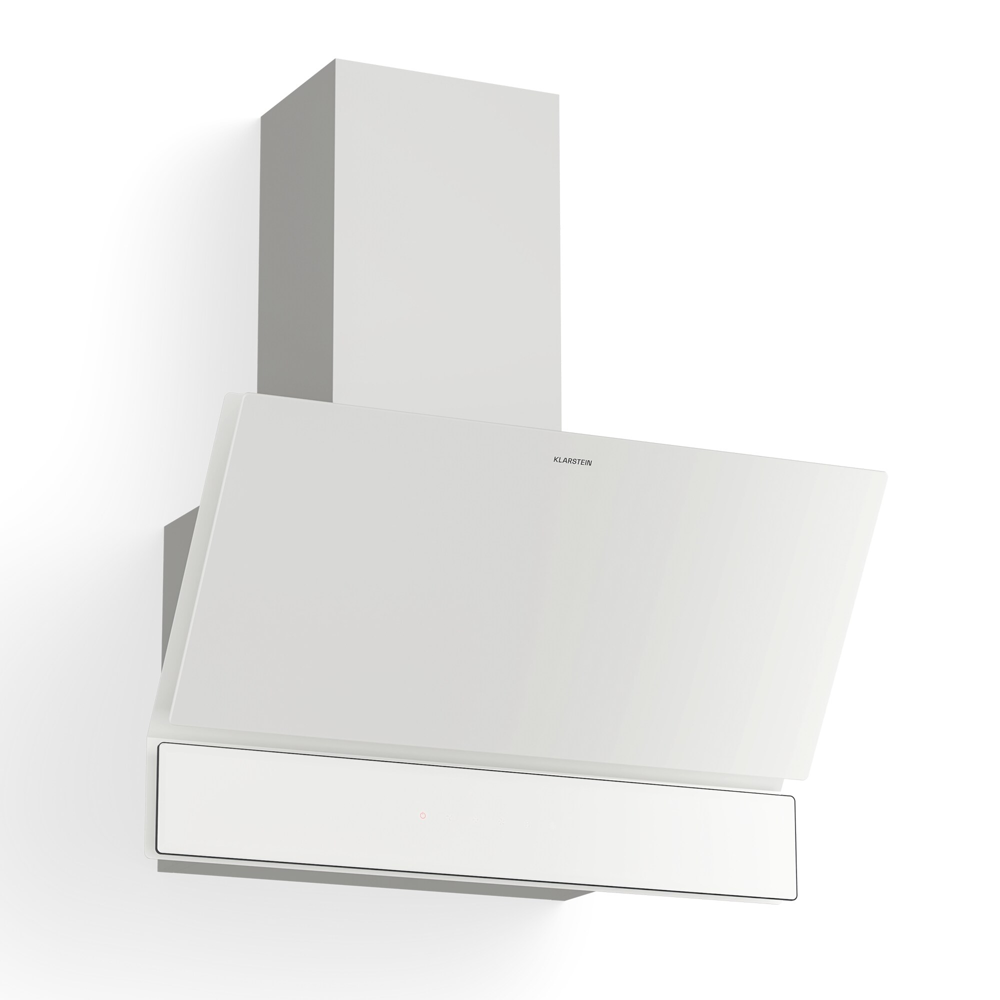 Velaire Dunstabzugshaube Edel, minimalistisch, kraftvoll Energieklasse A++ 820 m³/h 60 cm Weiß