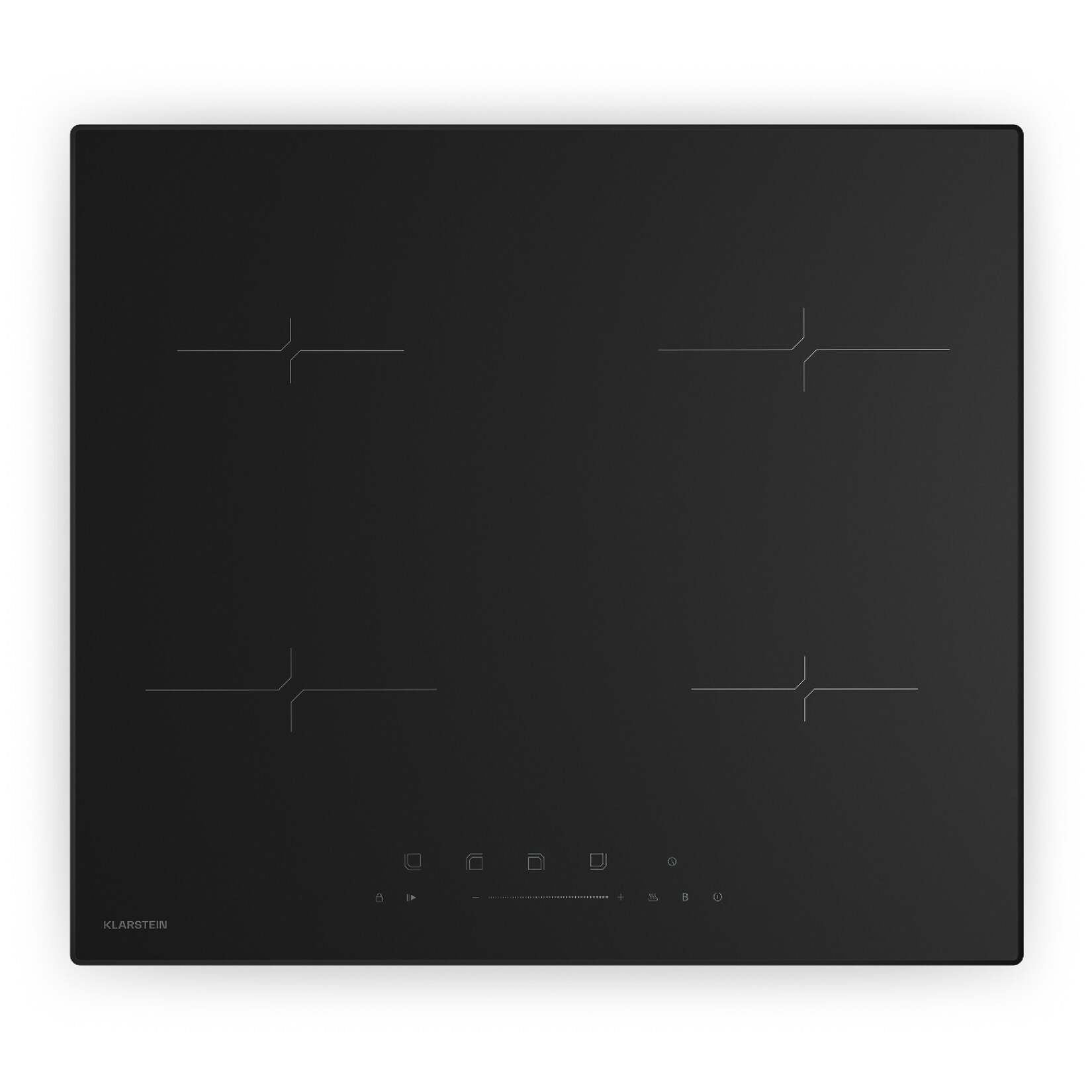 Velaire Induktionskochfeld   Edel, minimalistisch, kraftvoll   4 Kochzonen   7000 W   60 cm Schwarz 4