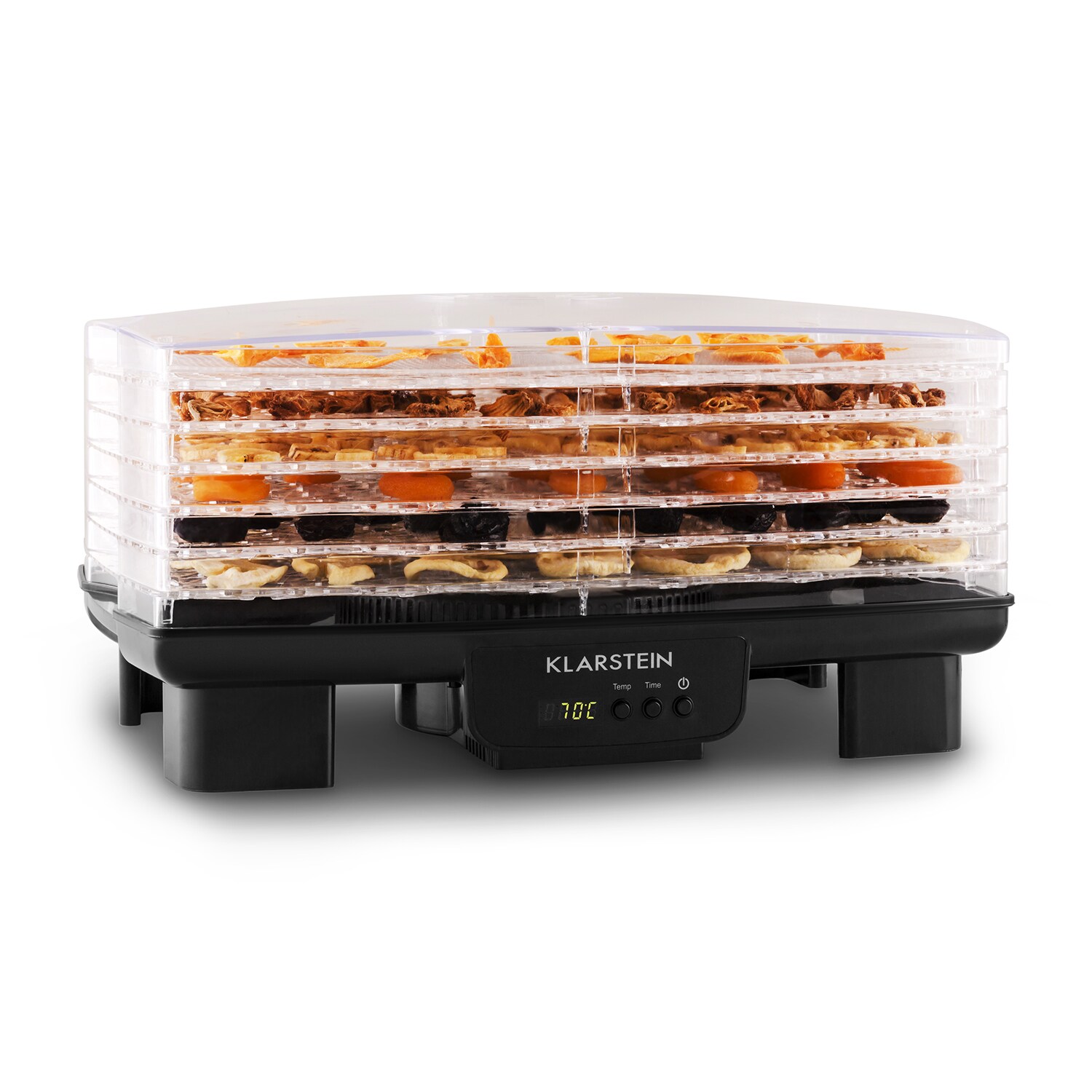 Bananarama Dörrautomat schwarz 550W Trockner Dehydrator 6 Etagen Schwarz | 04260395865431