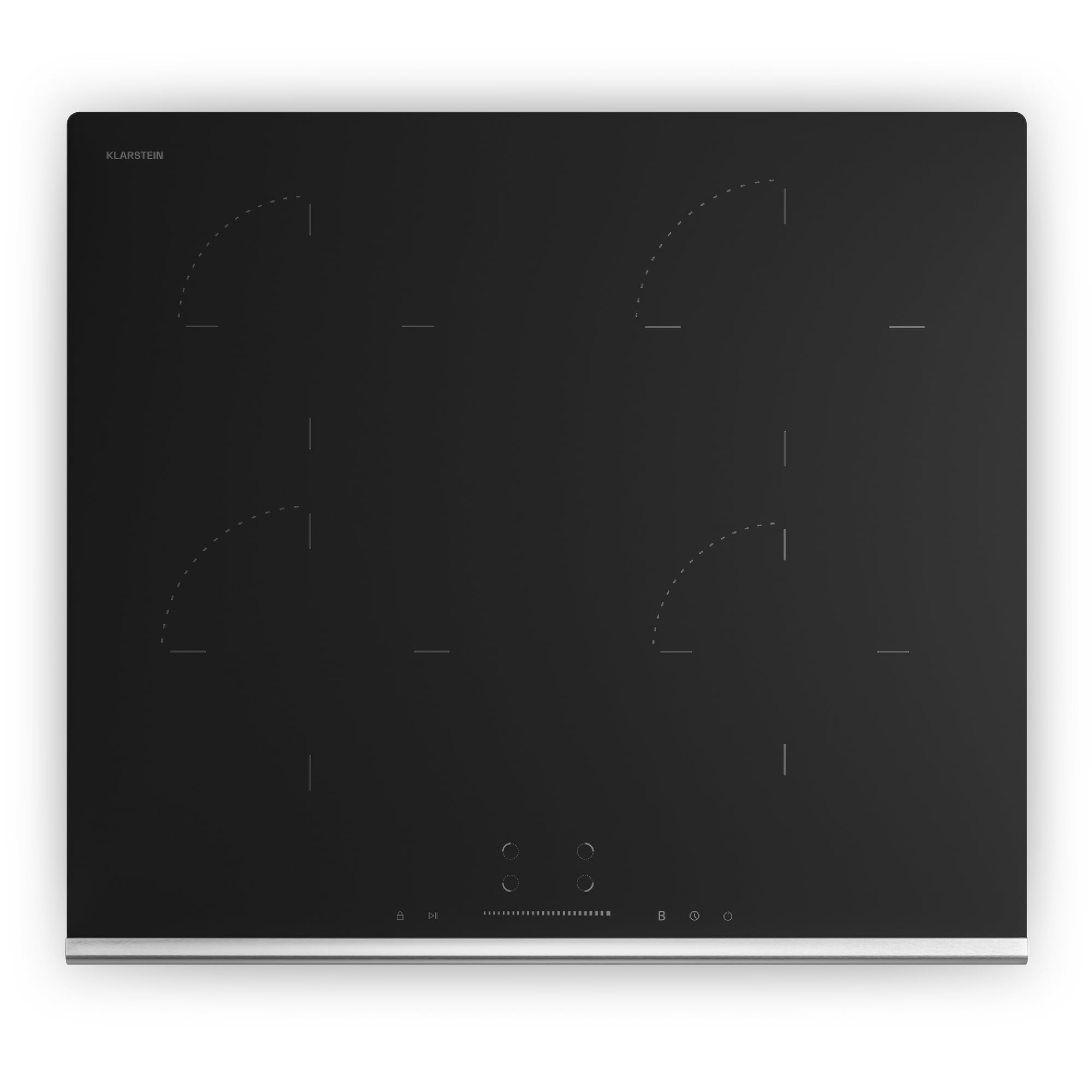 Verosteel Induktionskochfeld | Edel, minimalistisch, kraftvoll | 4 Kochzonen | 7400&nbsp;W | 60&nbsp;cm - Bild 1