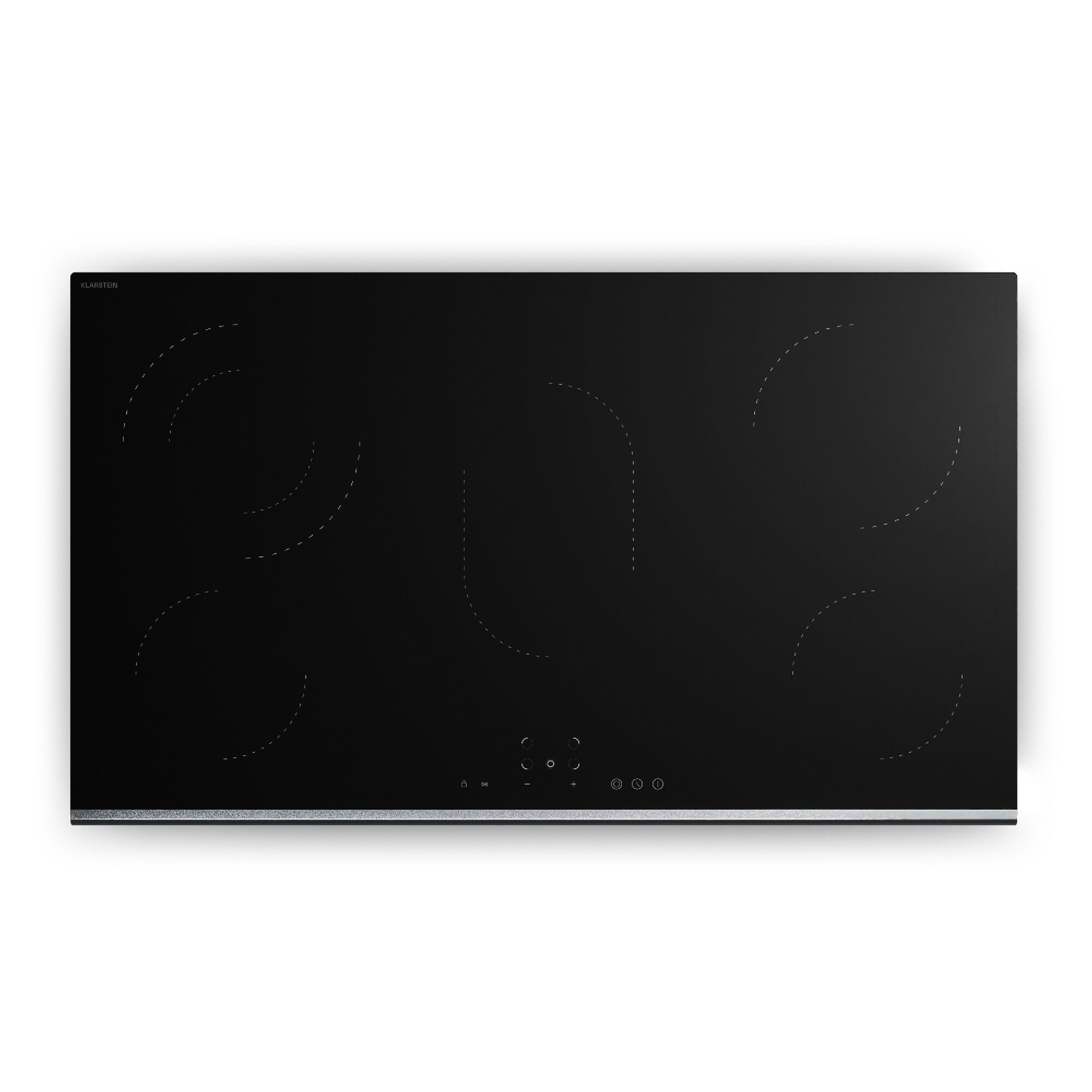 Verosteel Glaskeramik-Kochfeld | Minimalistisch, kraftvoll | 5 Kochzonen | 8400&nbsp;W | 90&nbsp;cm - Bild 1