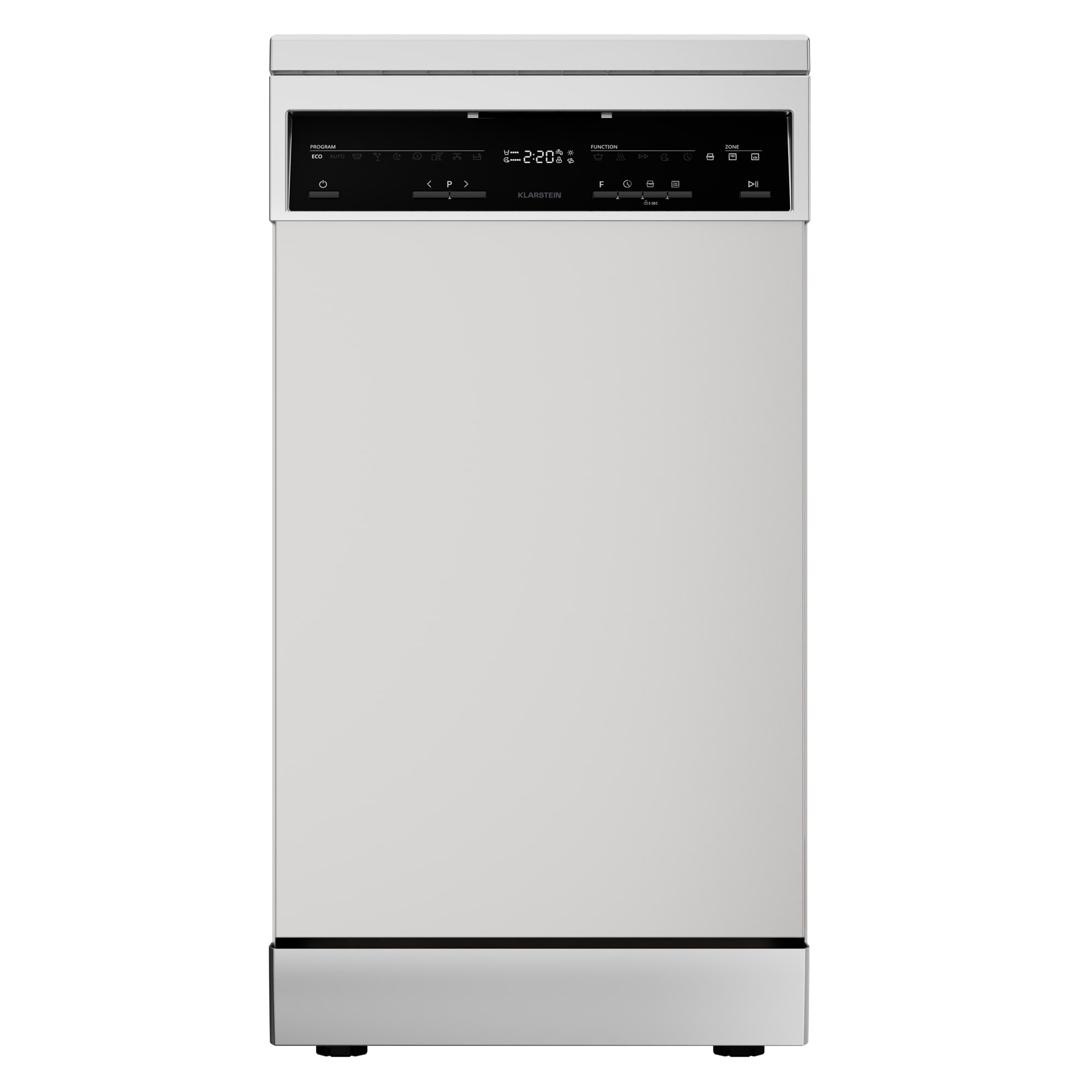 Verosteel Freistehender Geschirrsp&uuml;ler | Minimalistisch, Kompakt, Elegant | EEC B | 45 cm - Bild 1