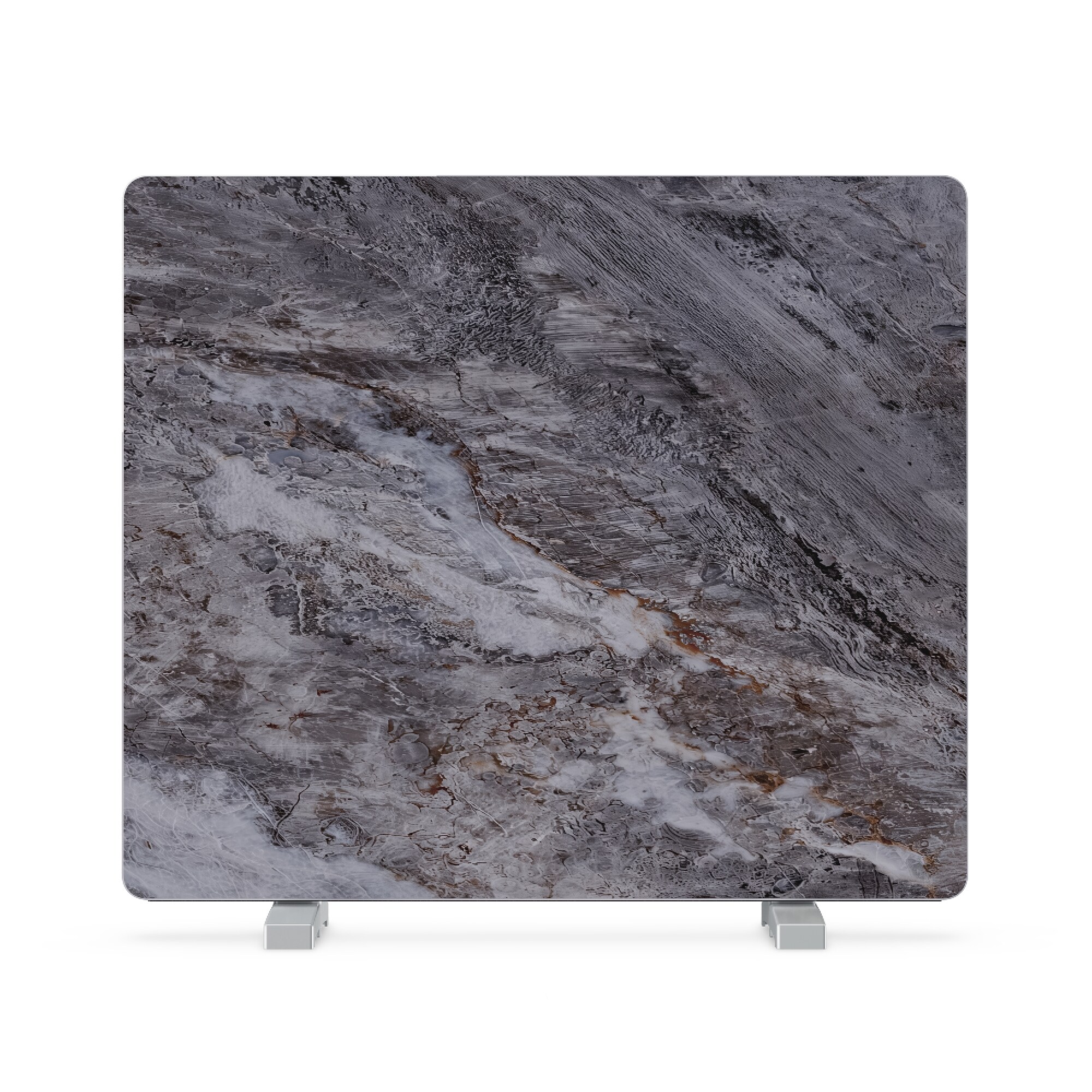 MarmoHeat Infrarot-Panel | 420&nbsp;W | 6 - 12&nbsp;m&sup2; | Marmor-Design | 70&nbsp;cm x 63&nbsp;cm black_marble 420_watt - Bild 1