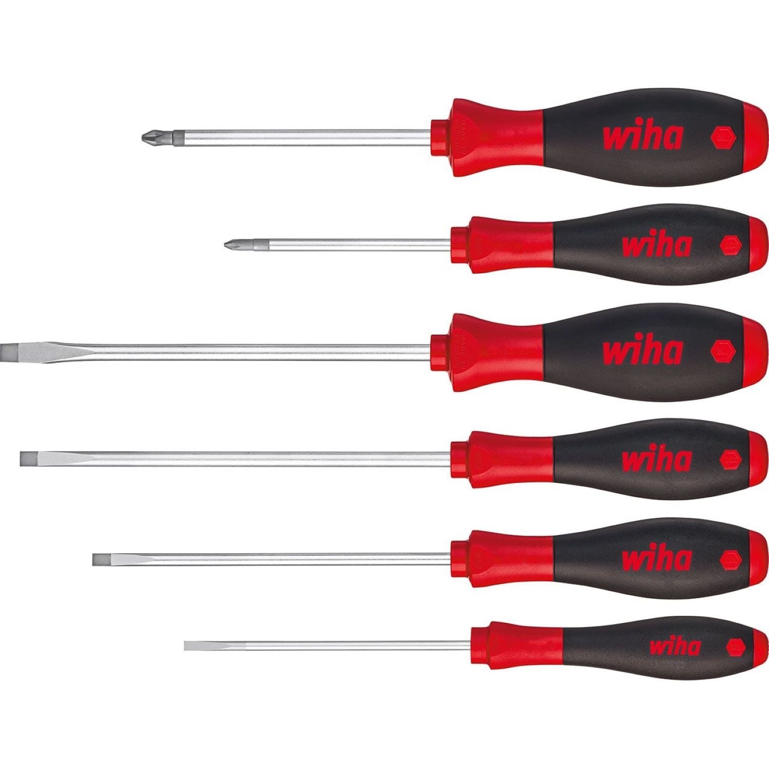 Wiha Schraubendreher Set SoftFinish PH 6tlg. 07152 - Bild 1