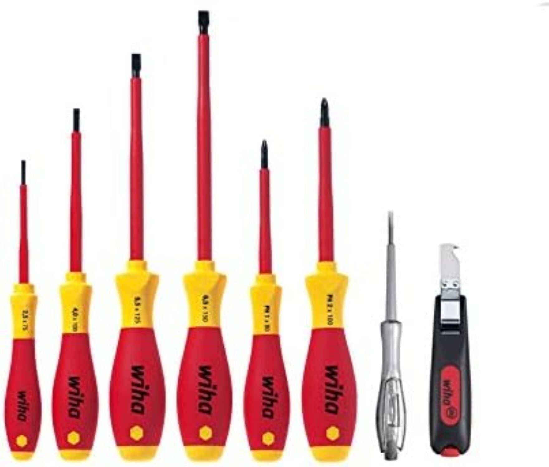 Wiha VDE Schraubendrehersatz + Messer 8 tlg. 29897 - Bild 1