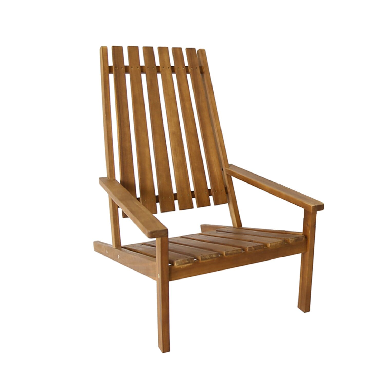 HC Garten & Freizeit Liegestuhl Adirondack aus Akazie inkl. Kissenauflage - Bild 1