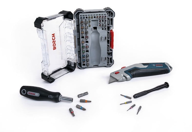 Bosch Precision Bit-Set 42tlg + Universal Teppichmesser - Bild 1