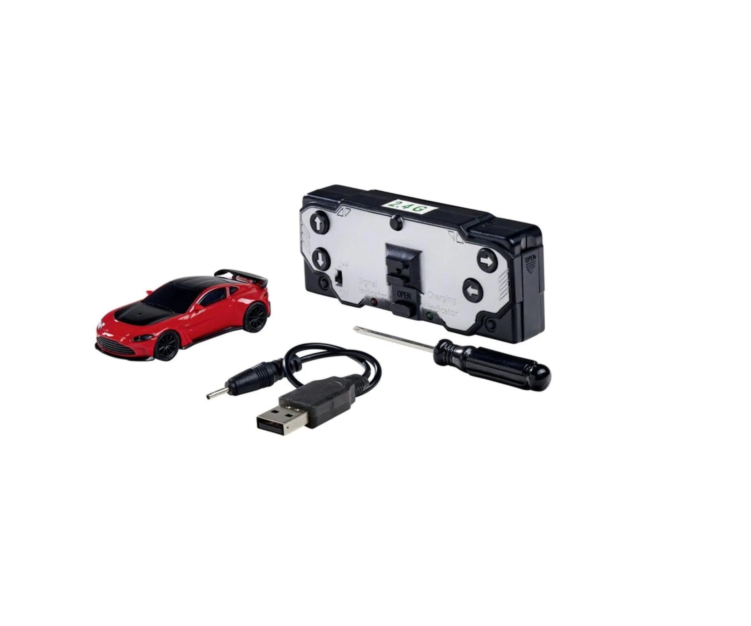 Carson 1:60 Nano Racer Aston Martin V12 Vantage rot - Bild 1