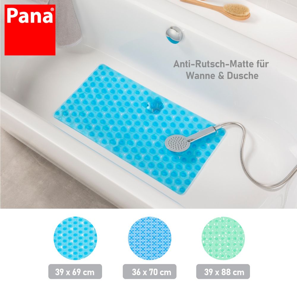 Antirutschmatte Badewanne Extra Lang Badewannenmatte Maschinenwaschbar Duschmatte mit Saugnäpfen 100x40cm für Kinder Erwachsene Badezimmer