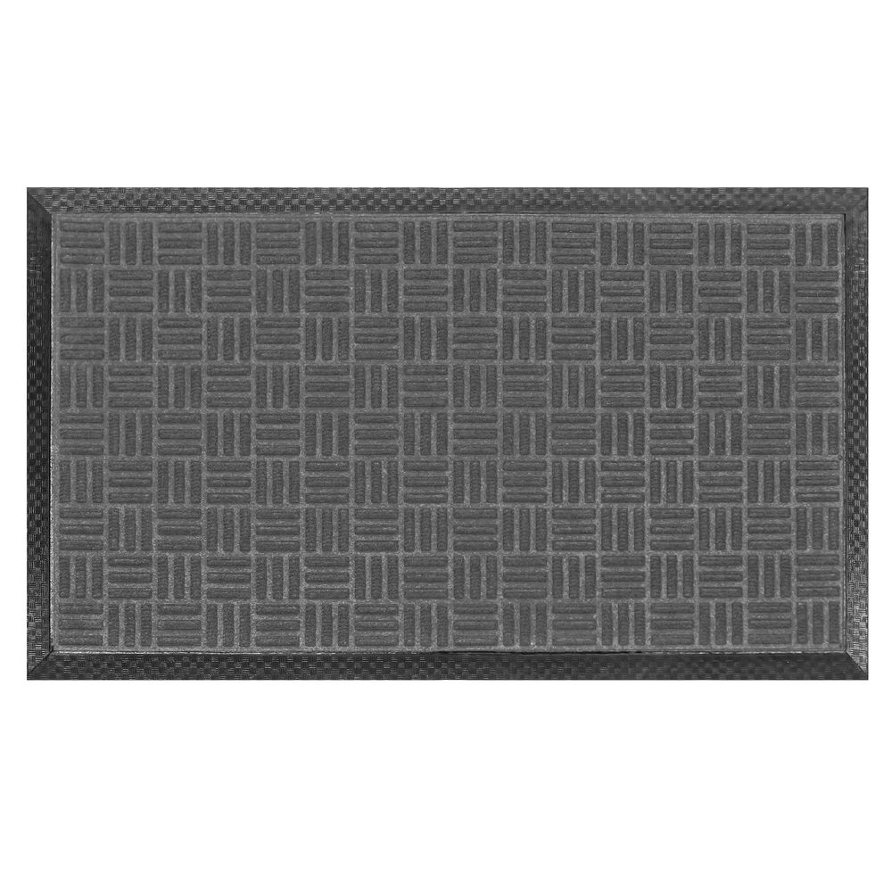 WOHNWOHL&reg; Fu&szlig;matte Au&szlig;enbereich &bull; Witterungsbest&auml;ndig &bull; Rutschfeste T&uuml;rmatte &bull; Schmutzf&auml;ngermatte &bull;  Au&szlig;en + Innen &bull; wetterfeste T&uuml;rmatte &bull; Schmutzfangmatte &bull; Fussmatte f&uuml;r den Eingangsbereich &bull; Outdoor T&uuml;rmatte - Bild 1