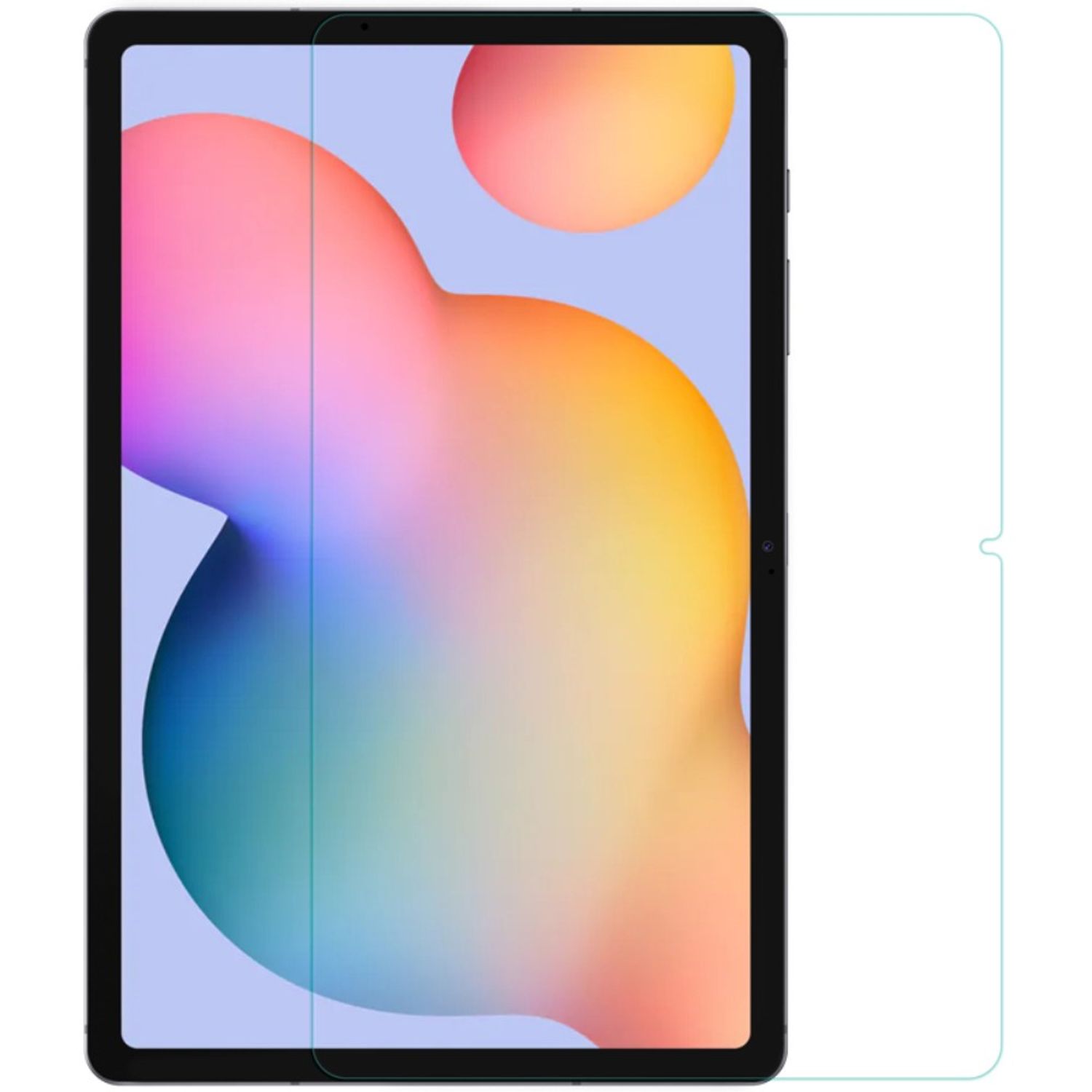Samsung Galaxy Tab S7 Plus Panzerfolie Glas Schutzglas 9h Hartglas Schutzfolie - Bild 1