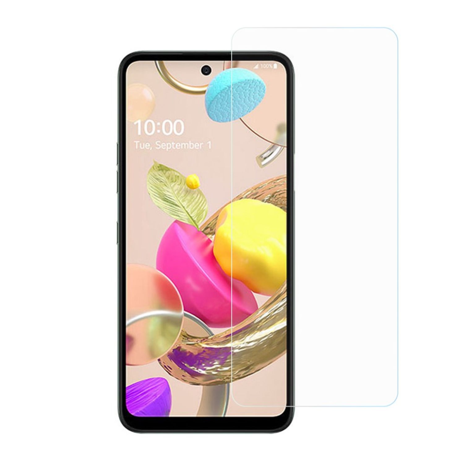 LG K42 Panzerfolie Glas Schutzglas 9h Hartglas Schutzfolie Display Echtglas Neu - Bild 1