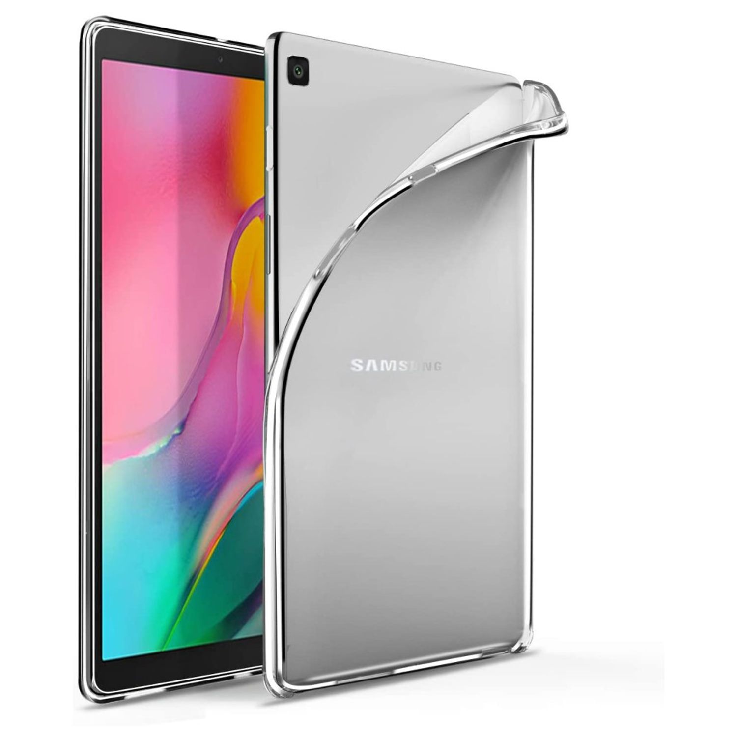Samsung Galaxy Tab A7 durchsichtige Tableth&uuml;lle Schutzcase Cover Transparent Neu - Bild 1
