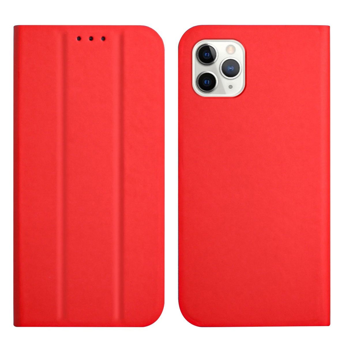 H&uuml;lle Handy Schutz f&uuml;r Apple iPhone 13 Pro Max Case Flip Cover Tasche Etuis Rot - Bild 1