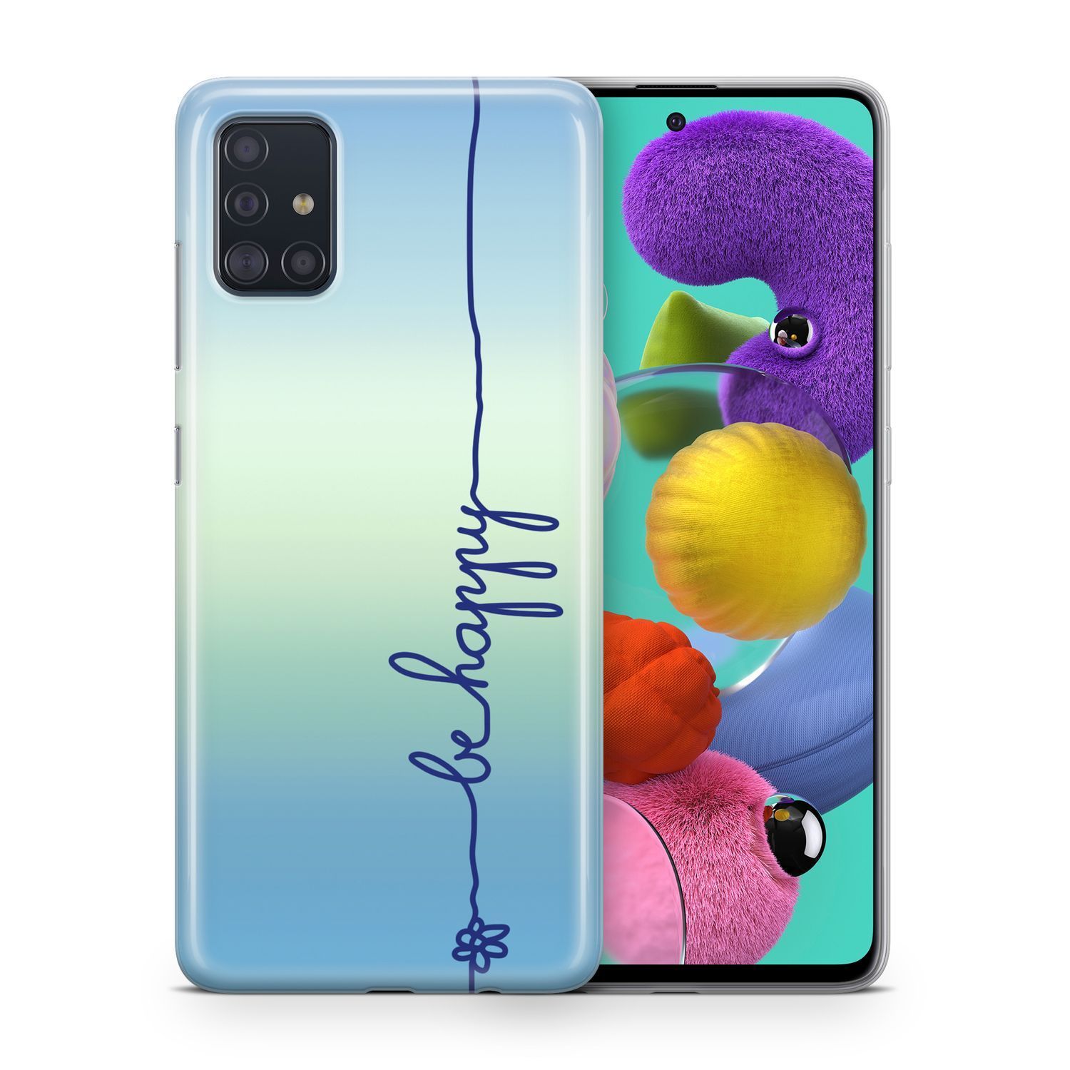 H&uuml;lle Handy Schutz f&uuml;r Huawei P20 Case Cover Tasche Bumper Etuis TPU Motiv Neu - Bild 1
