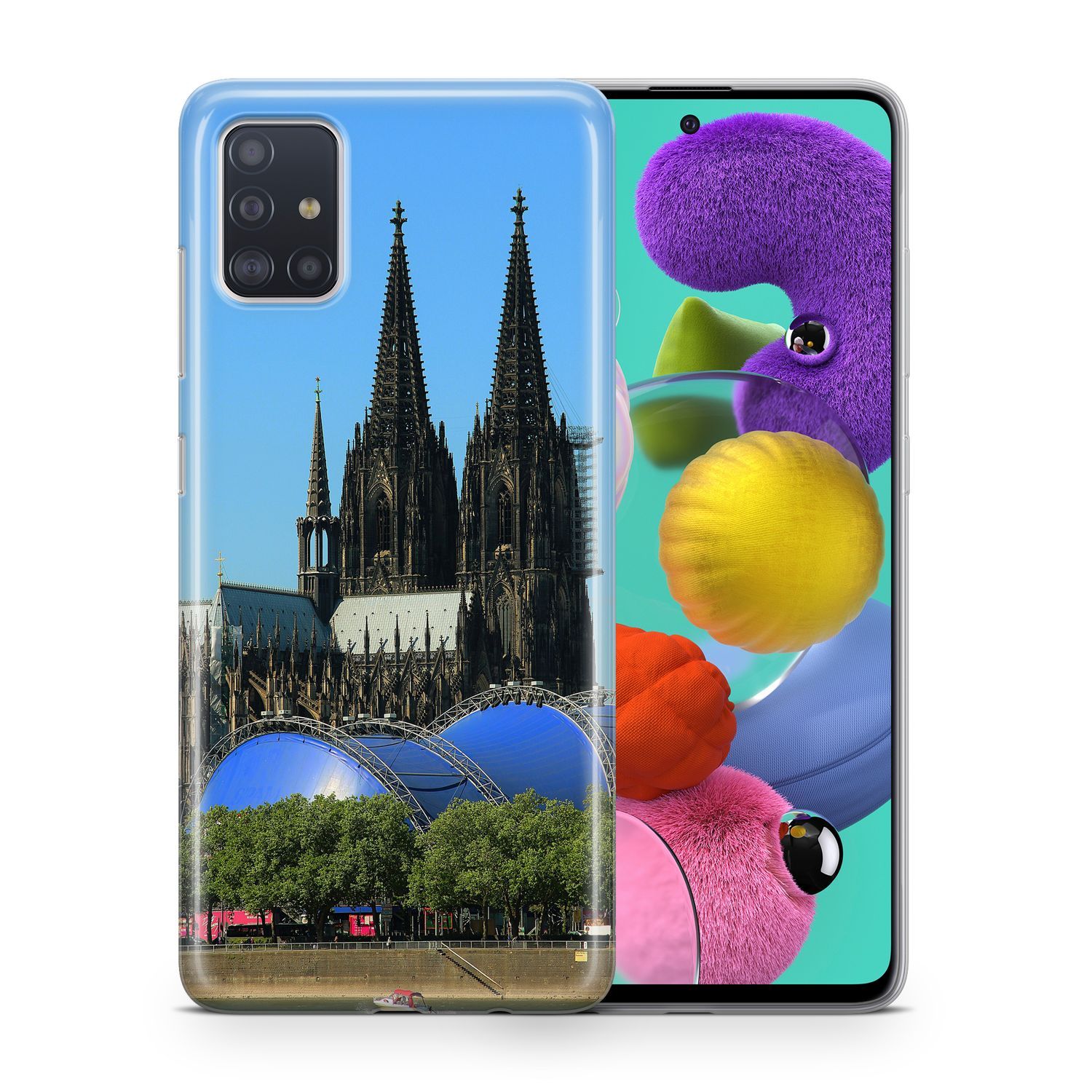 H&uuml;lle Handy Schutz f&uuml;r Samsung Galaxy S20 Case Cover Tasche Bumper Etuis TPU Neu - Bild 1