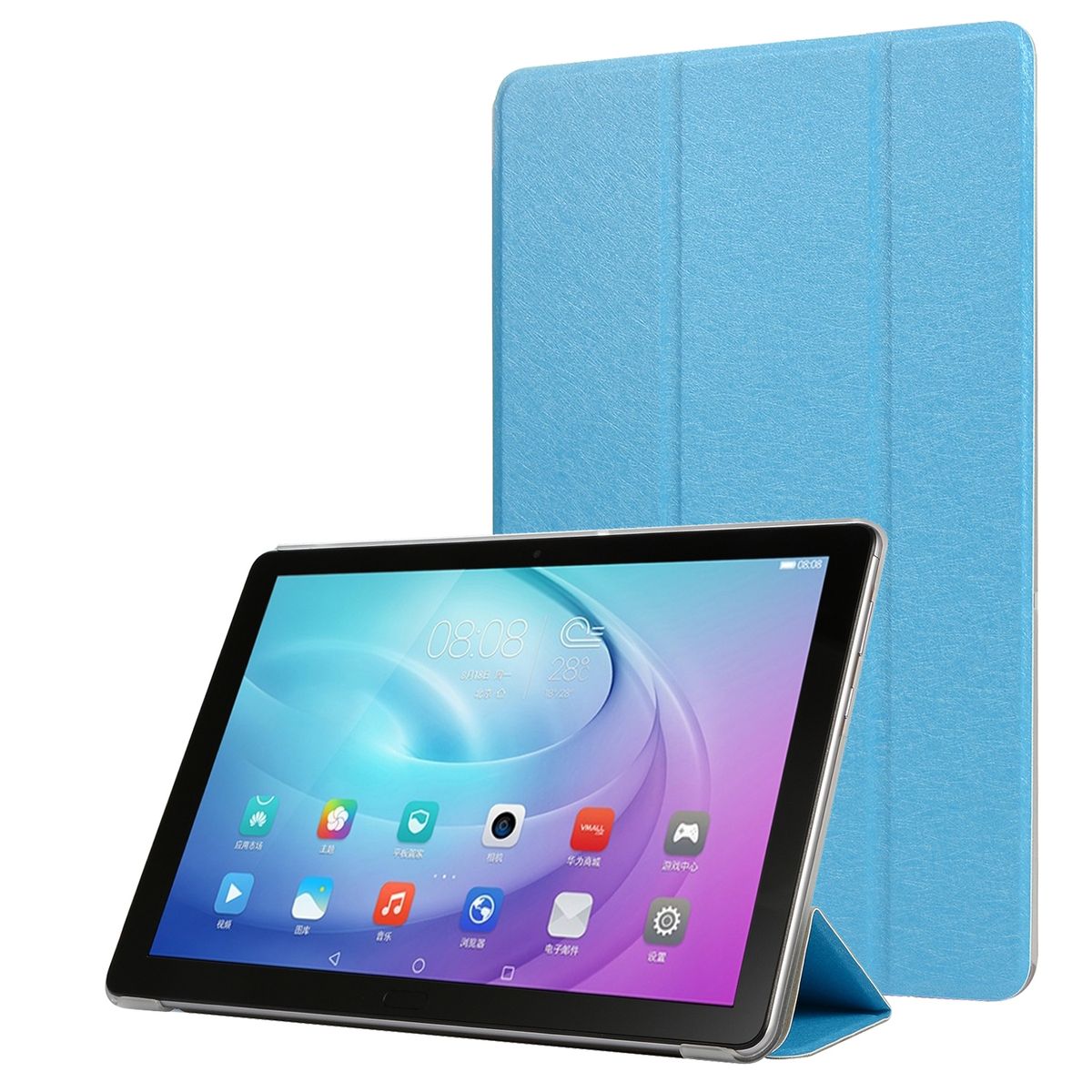 Schutz Tablet H&uuml;lle f&uuml;r Samsung Galaxy Tab A7 Case Cover Tasche Etuis Blau Neu - Bild 1