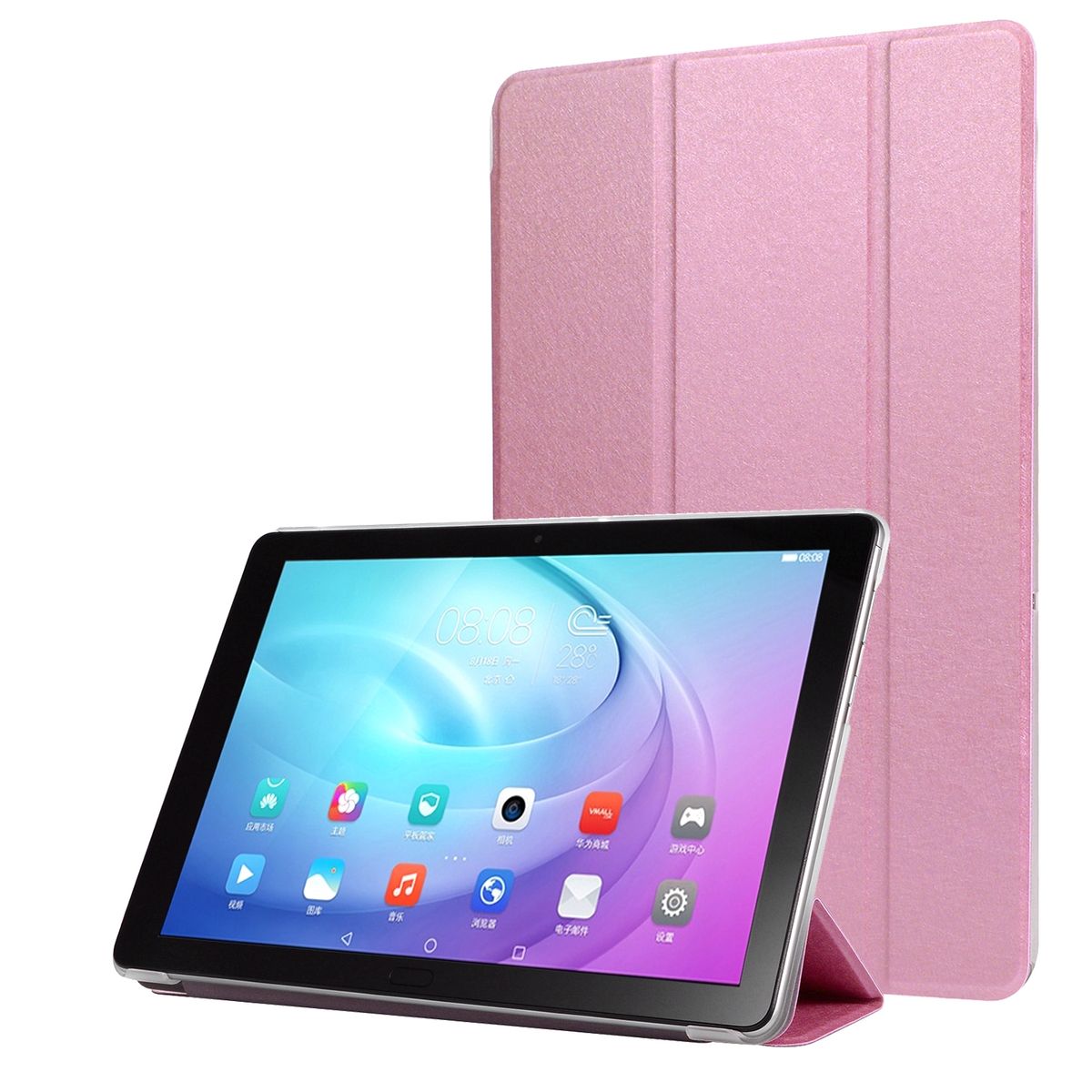 Schutz Tablet H&uuml;lle f&uuml;r Samsung Galaxy Tab A7 Case Cover Tasche Etuis Violett - Bild 1