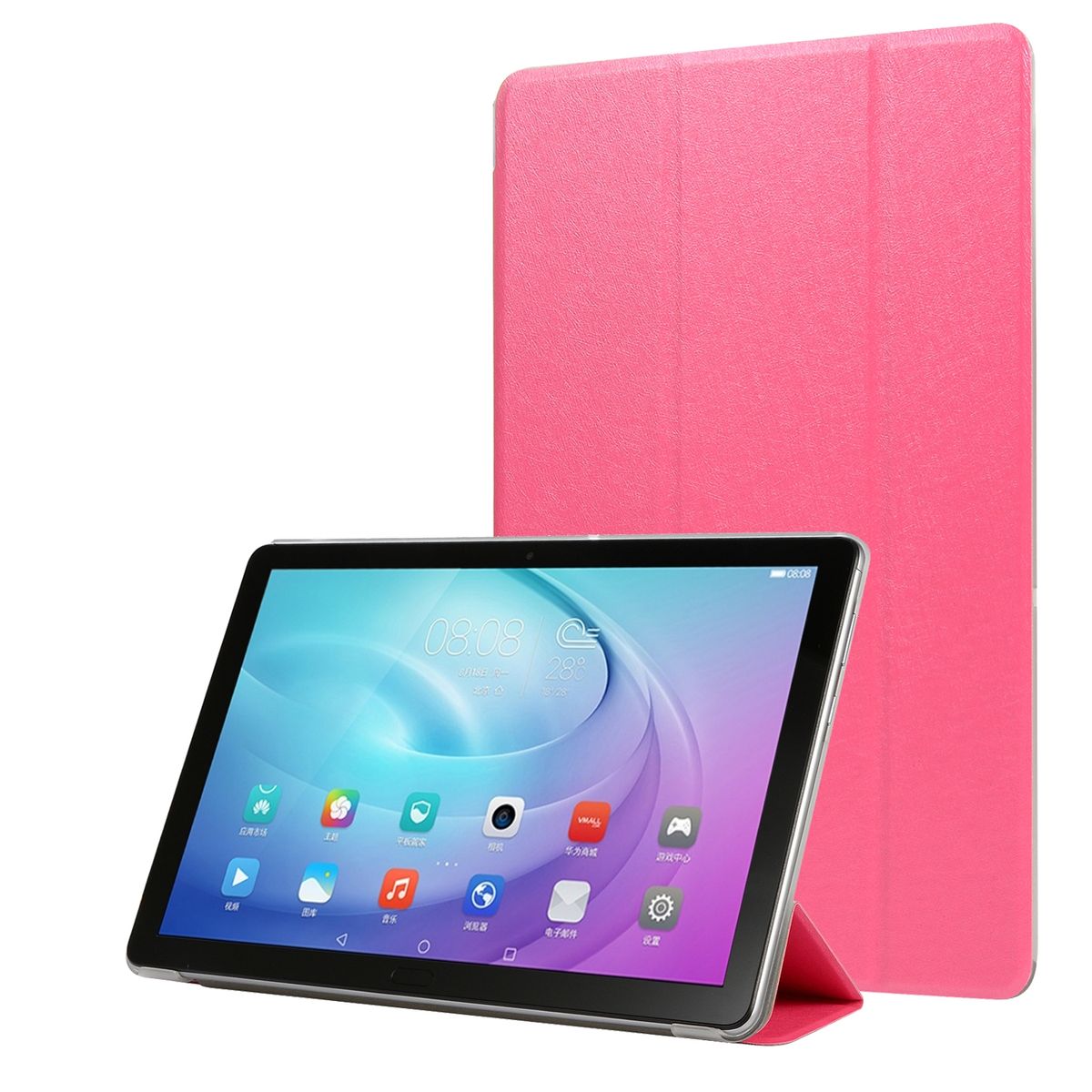Schutz Tablet H&uuml;lle f&uuml;r Samsung Galaxy Tab A7 Case Cover Tasche Etuis Rosa Neu - Bild 1
