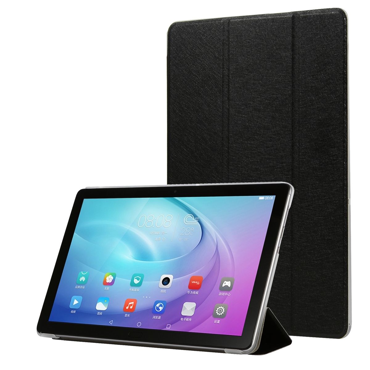 Schutz Tablet H&uuml;lle f&uuml;r Samsung Galaxy Tab A7 Case Cover Tasche Etuis Schwarz - Bild 1
