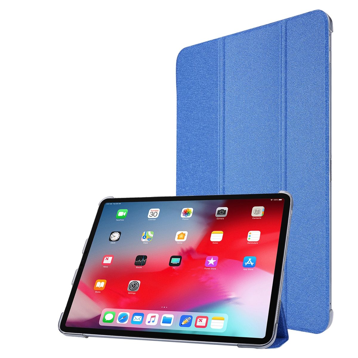 Schutz Tablet H&uuml;lle f&uuml;r Apple iPad Pro 12.9 (2021) Case Cover Tasche Etuis Blau - Bild 1