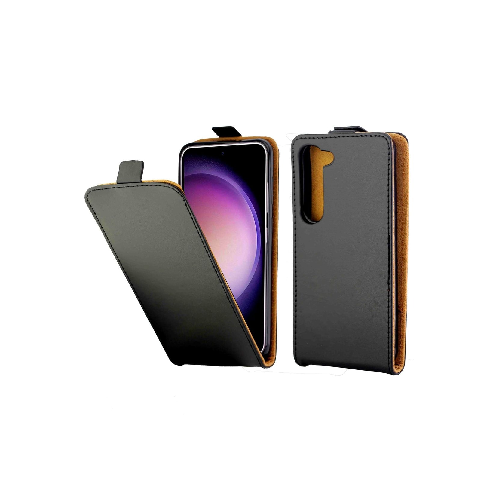 Hülle Handy Schutz für Samsung Galaxy S23 5G Flip Case Cover Klapp Tasche Etuis